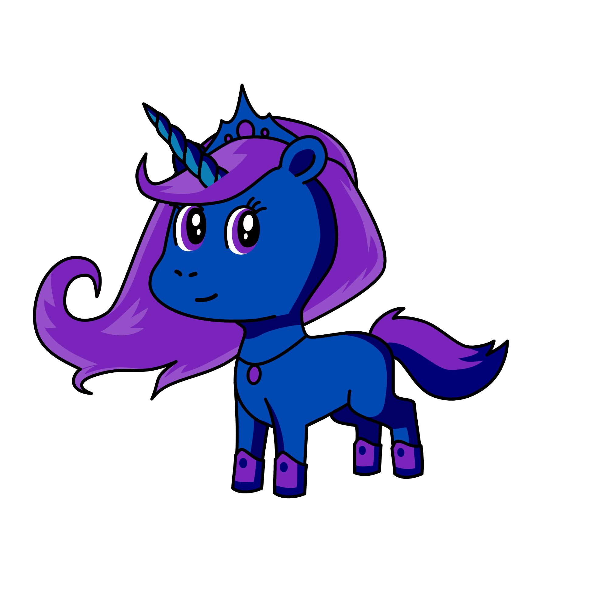 Princess Luna, the unicorn