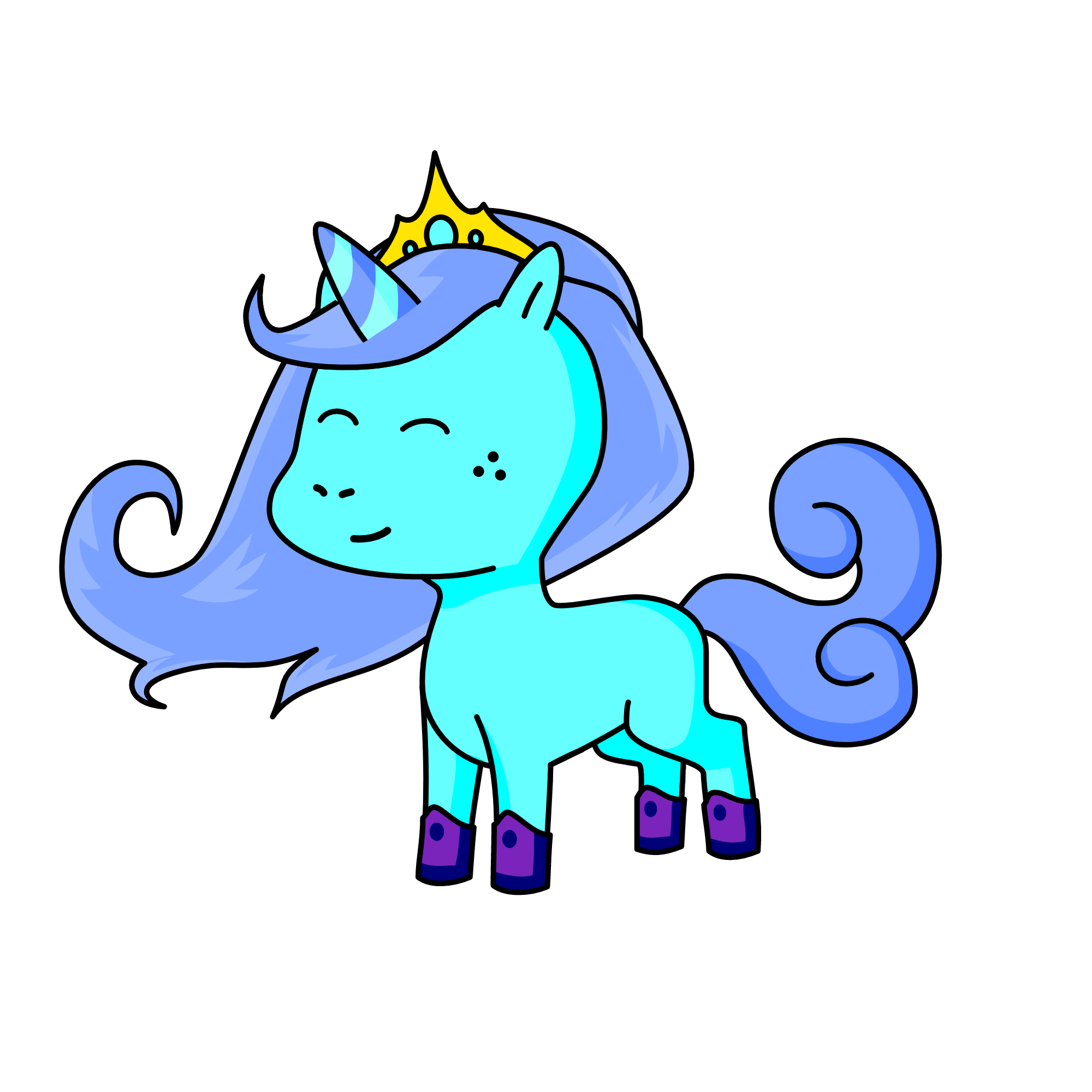 princess luna, the unicorn