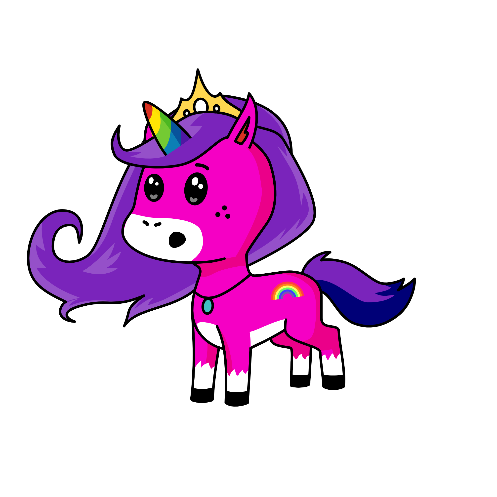 unirainbow, the unicorn