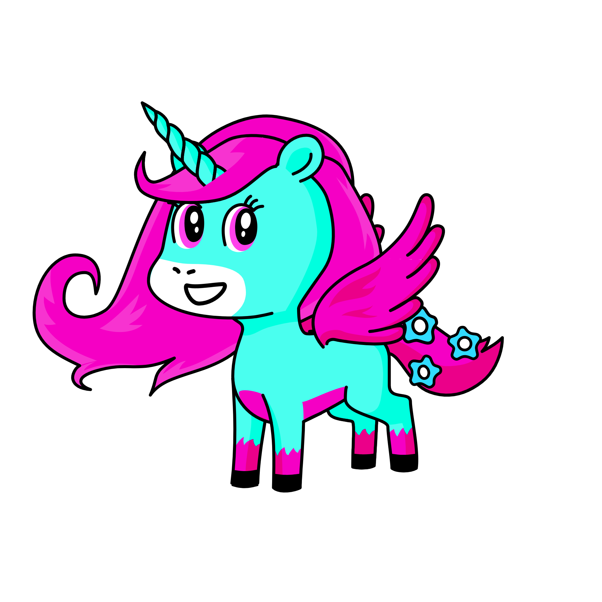 cotton candy, the unicorn