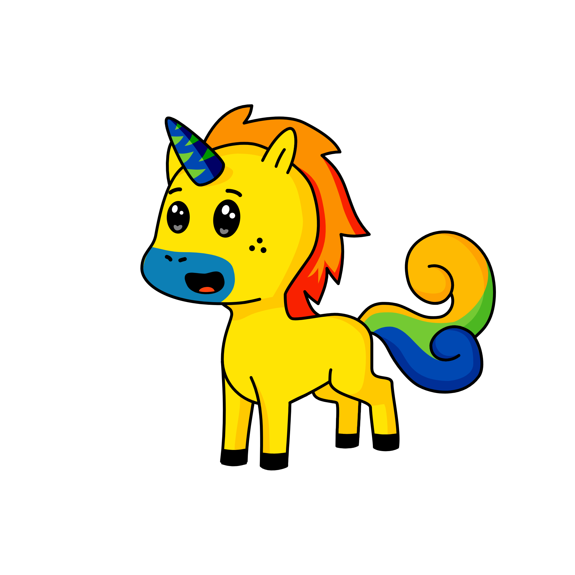 Pooh-nicorn, the unicorn