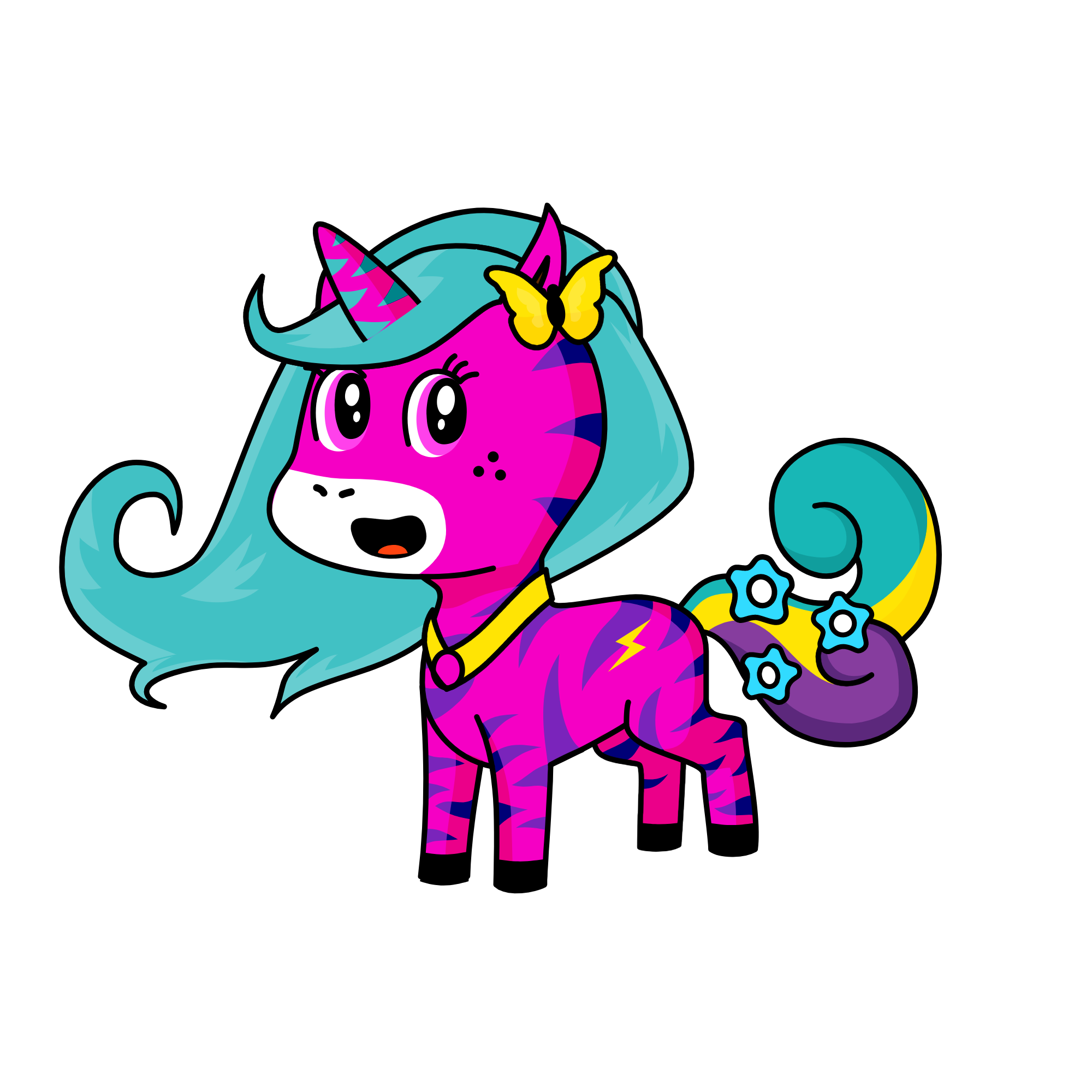 zelda, the unicorn