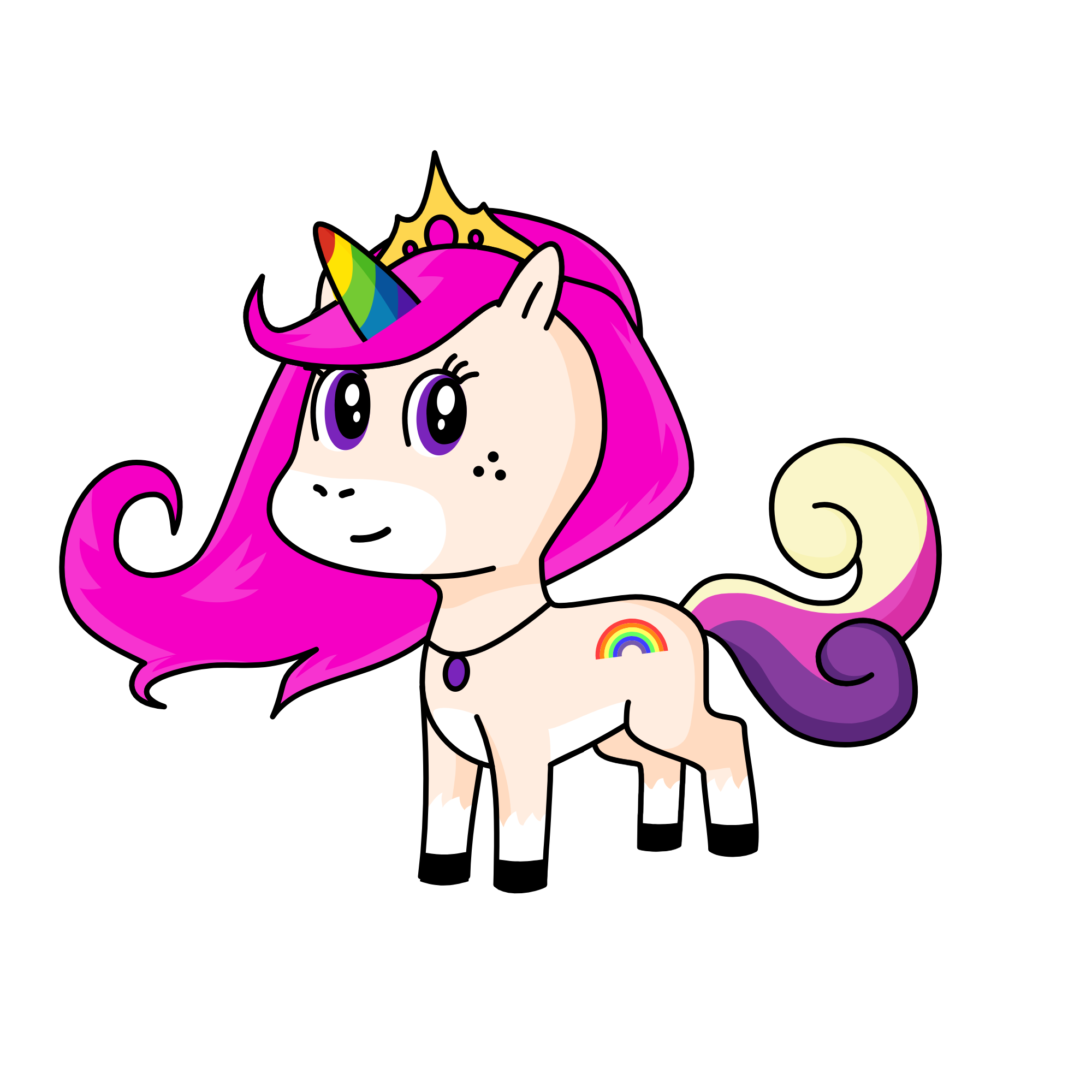 Princess Evelyn, the unicorn