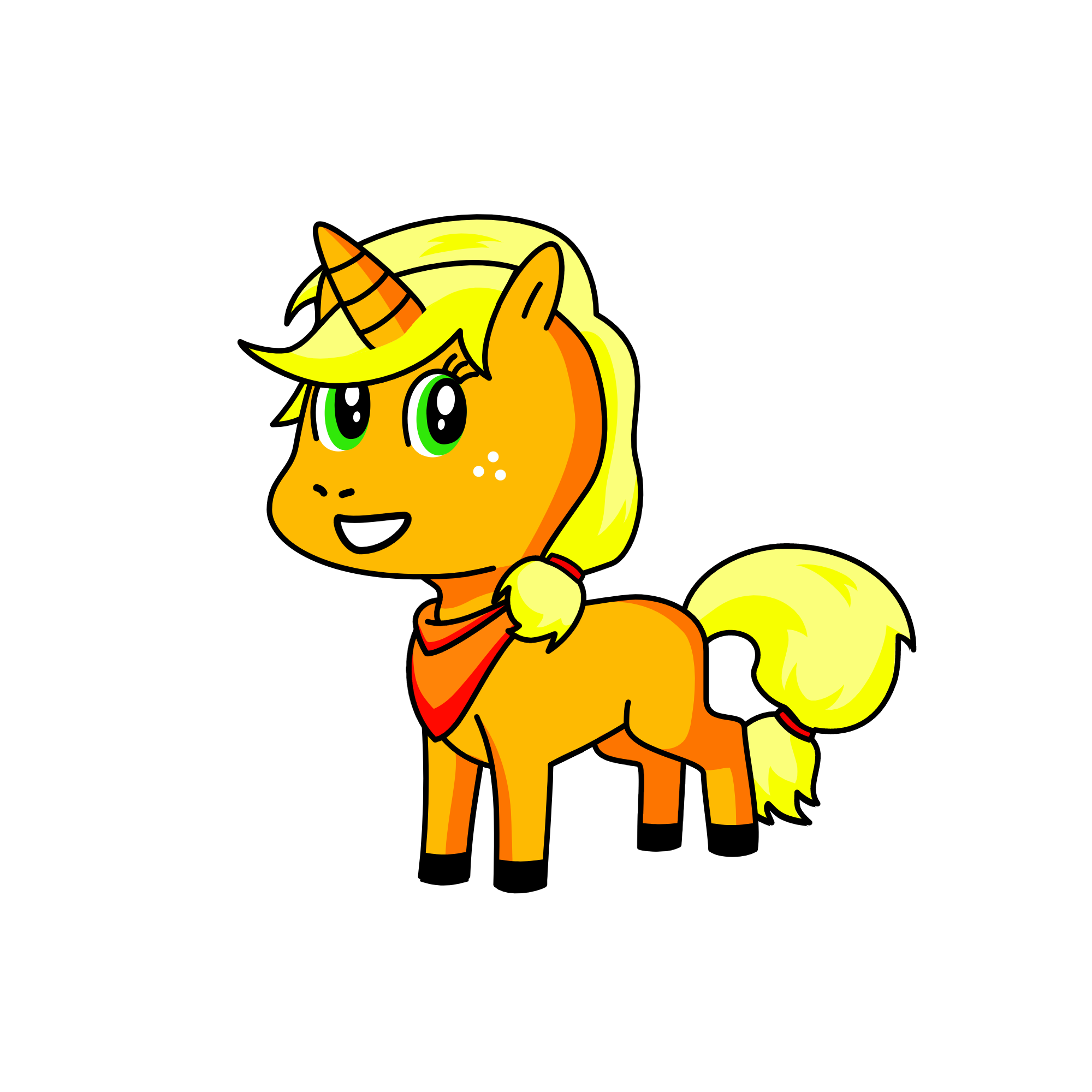 Apple Jack (My Little Pony), the unicorn