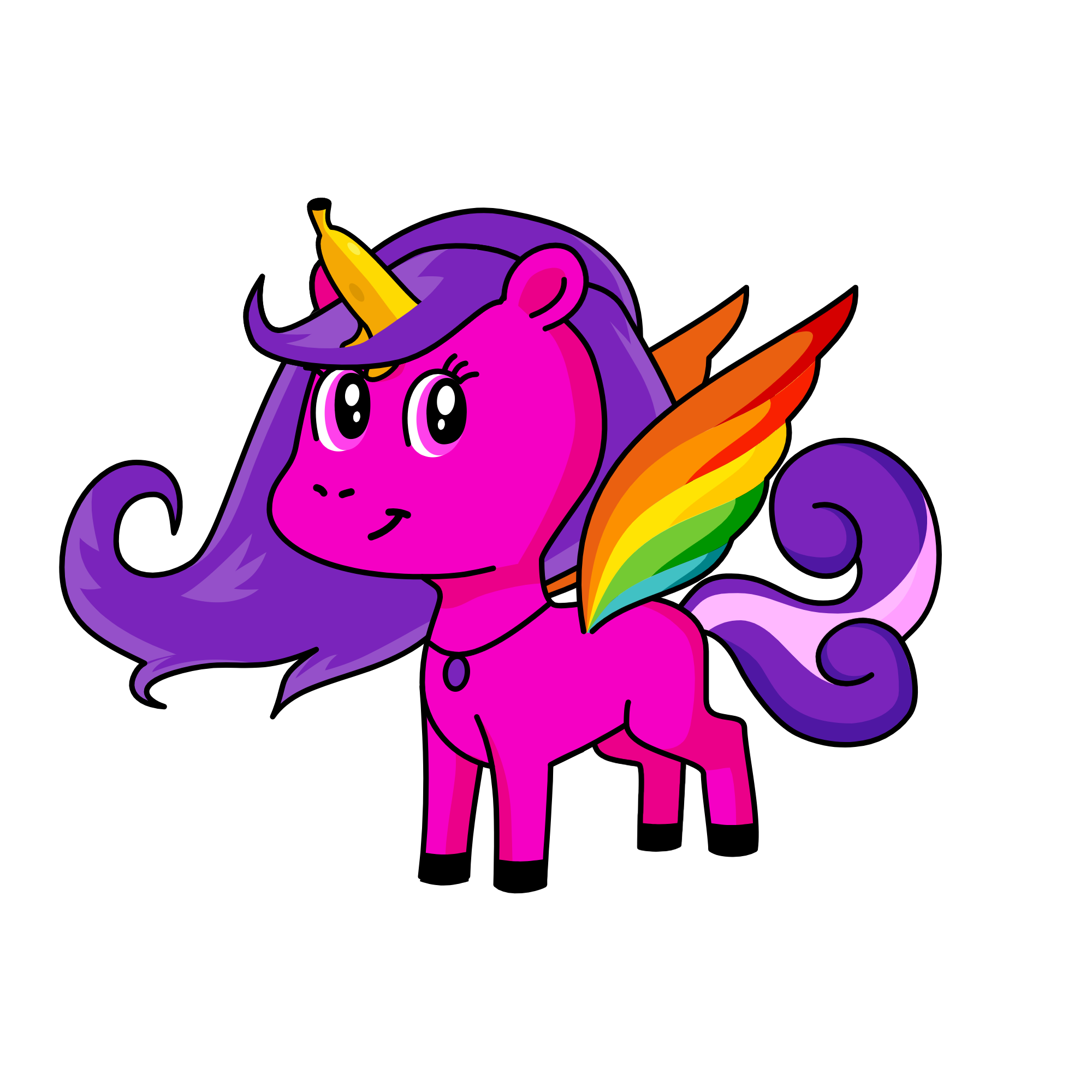Princess Banana Peel, the unicorn