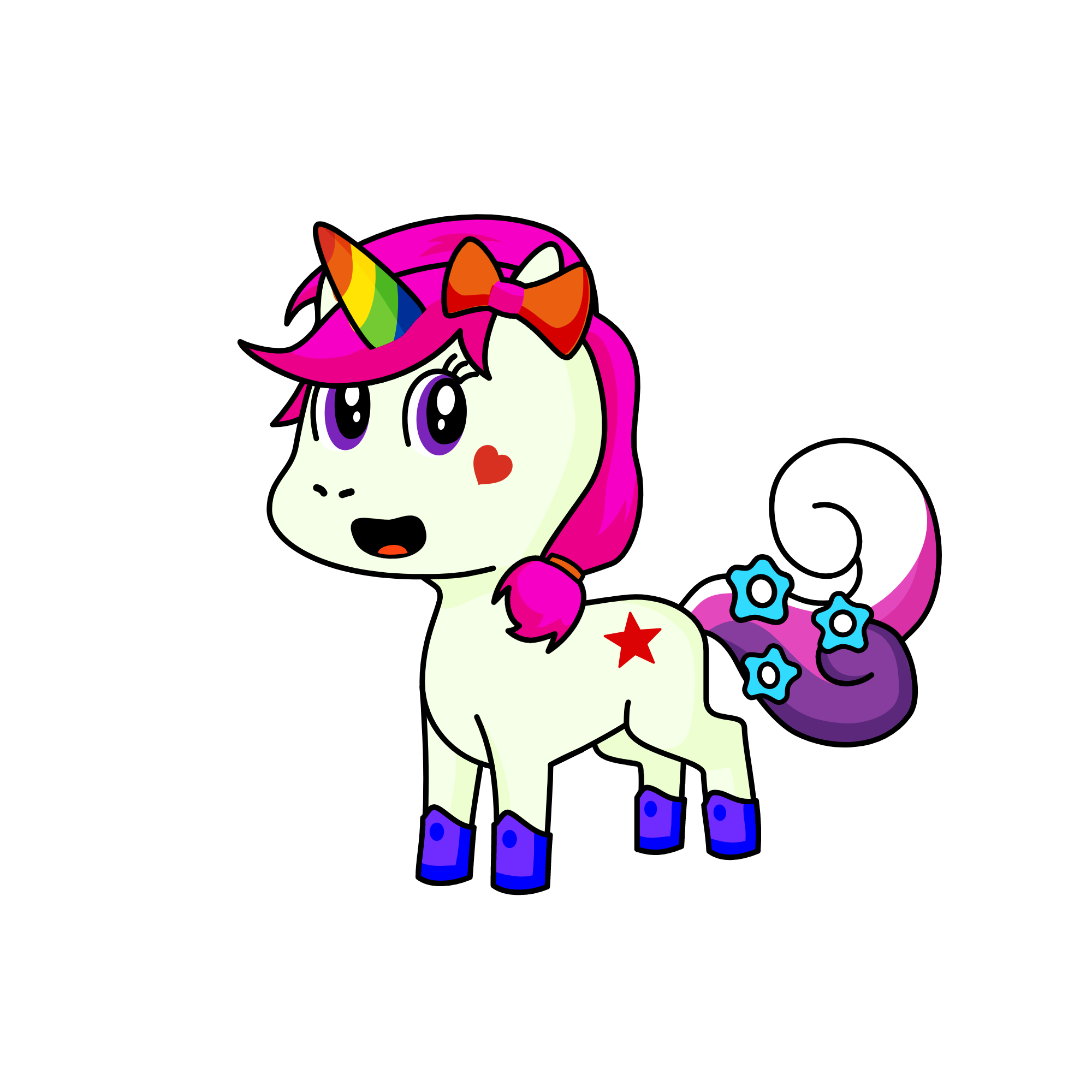 Cutiecorn, the unicorn