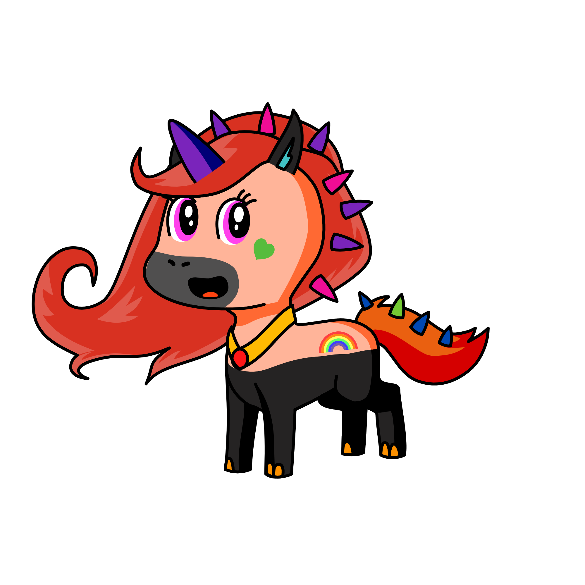 QUEEN AND PRIENCESS NIGHTLIGHT , the unicorn