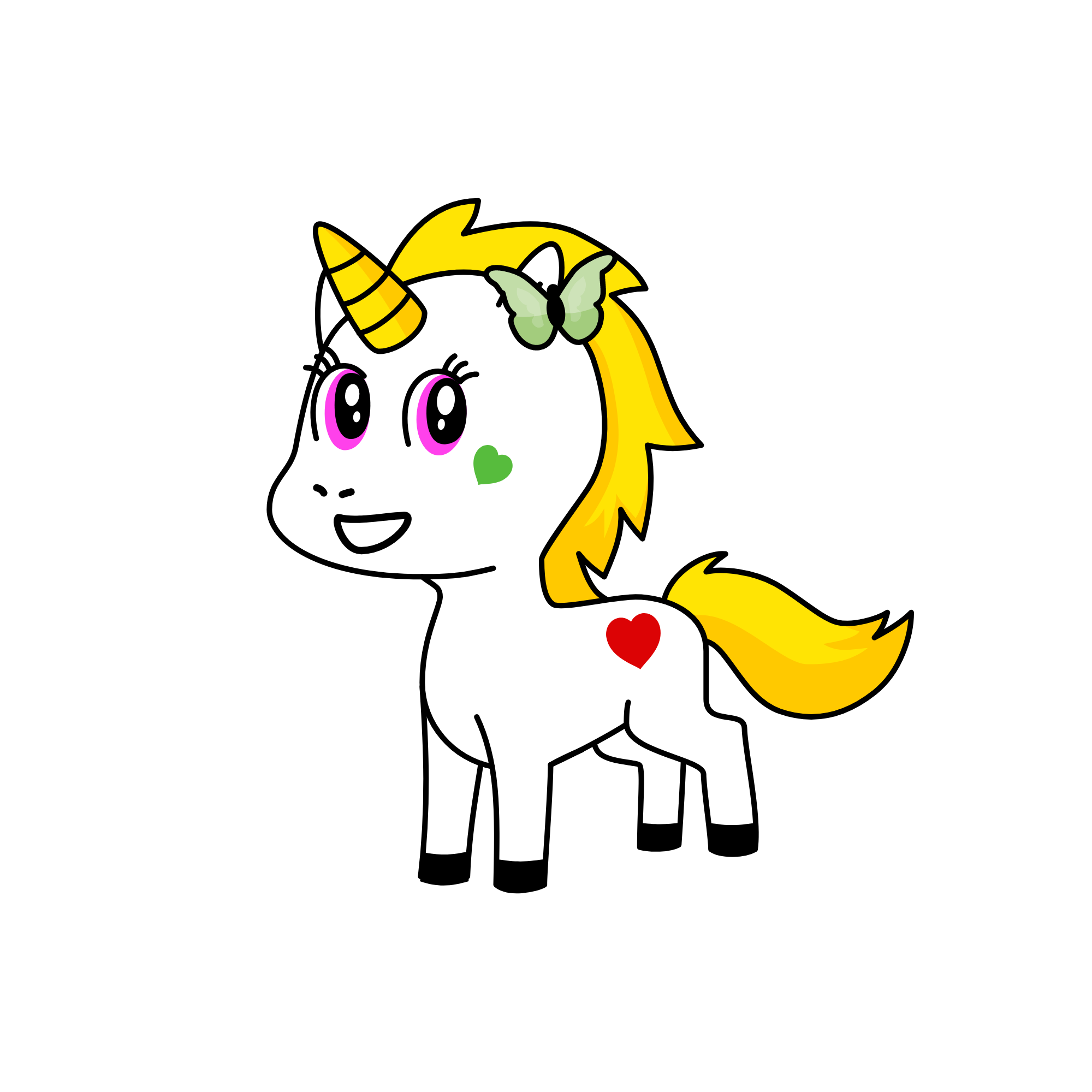 Güneş, the unicorn