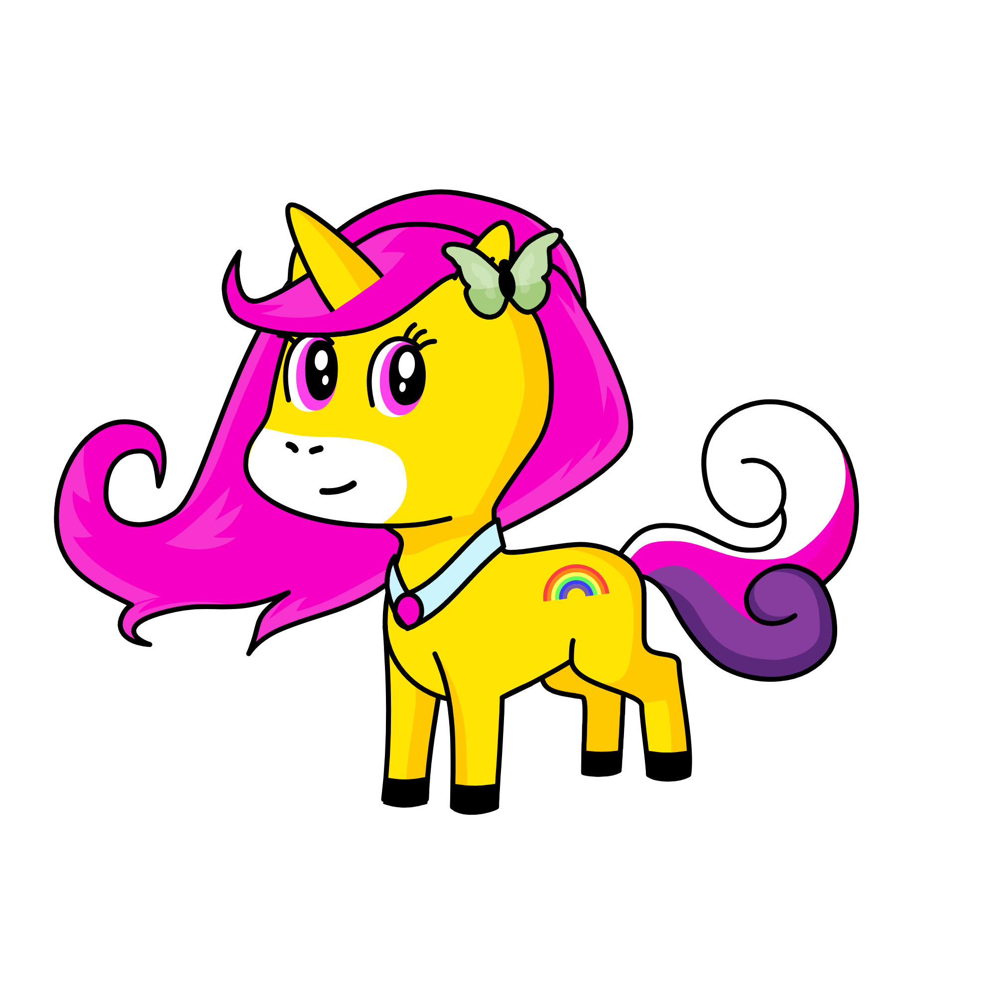 Roselinda, the unicorn