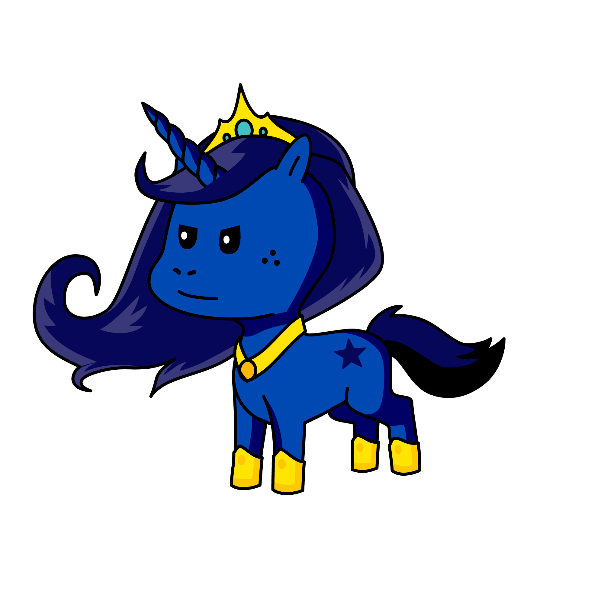 Princess Luna, the unicorn