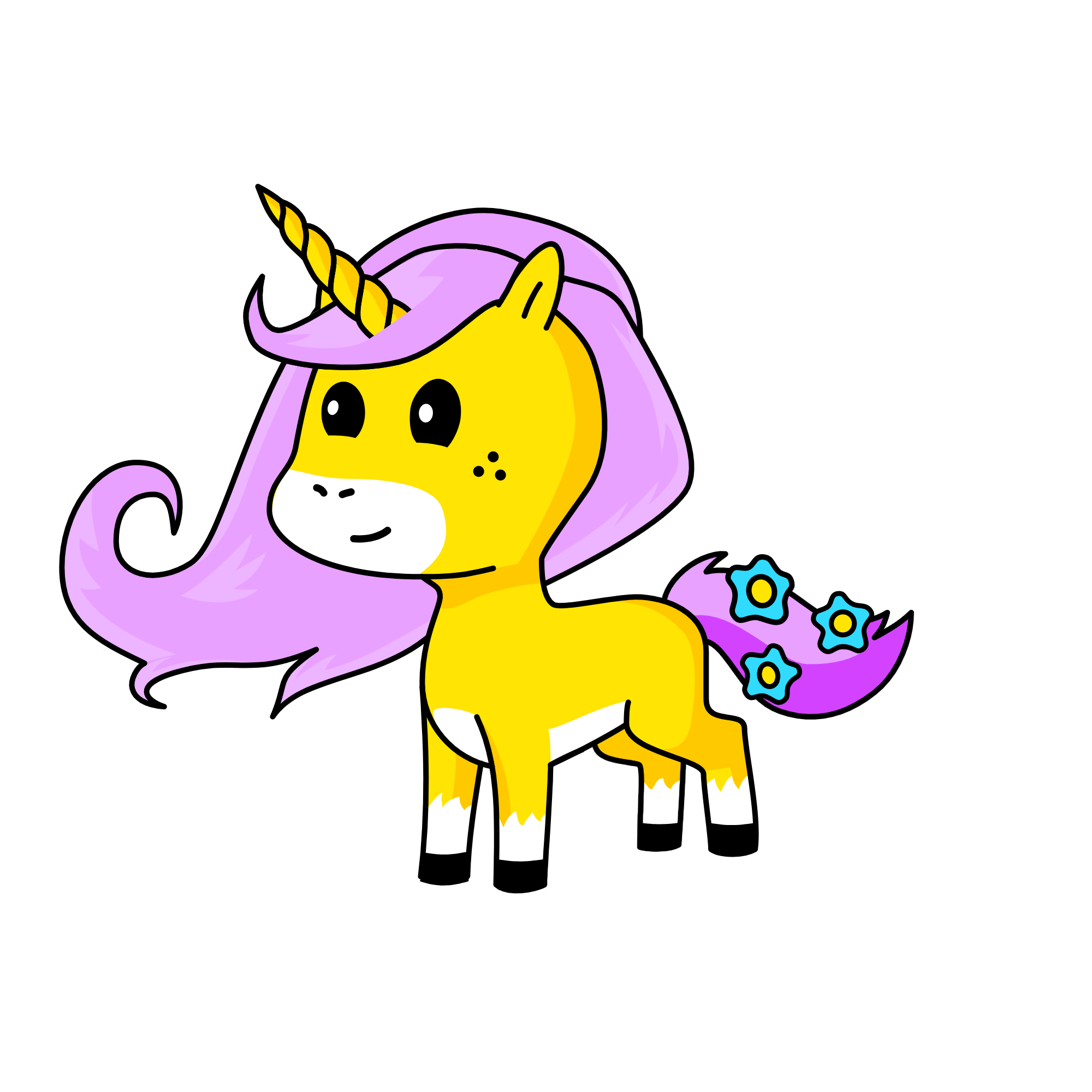 Fluttershy, the unicorn