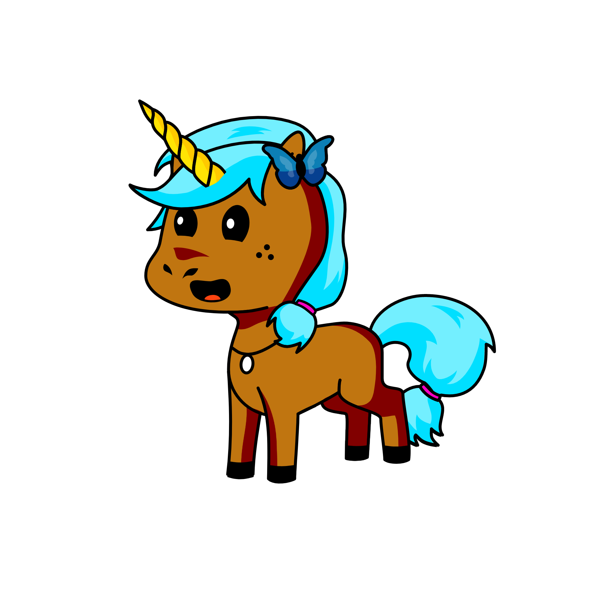 Sky, the unicorn