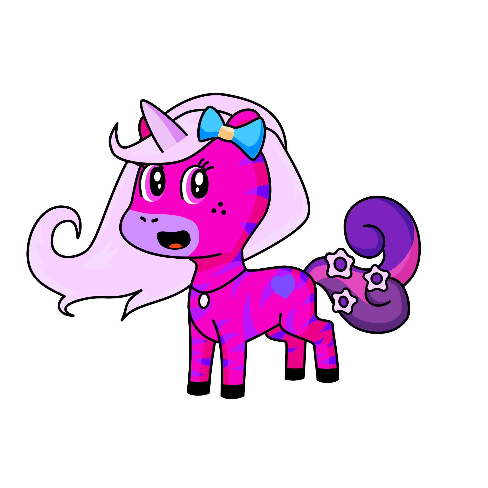 Pinky, the unicorn
