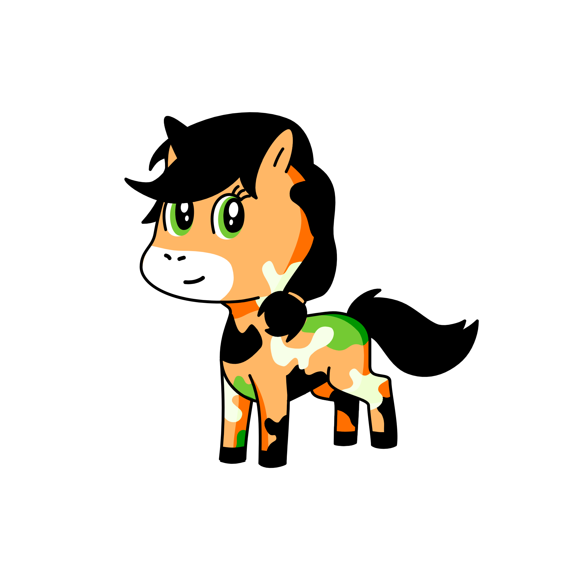 Buttercup the PowerPuff Girl, the unicorn