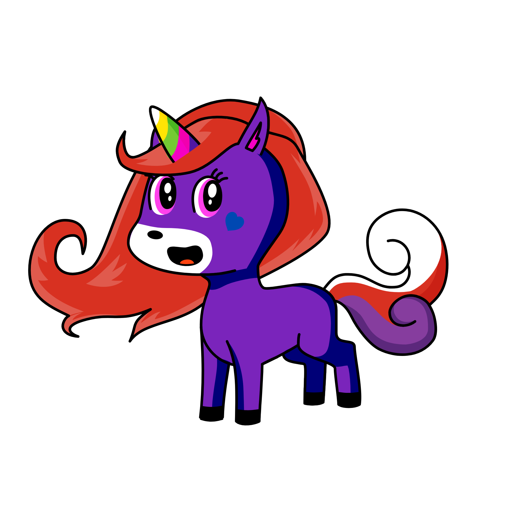colorcorn, the unicorn