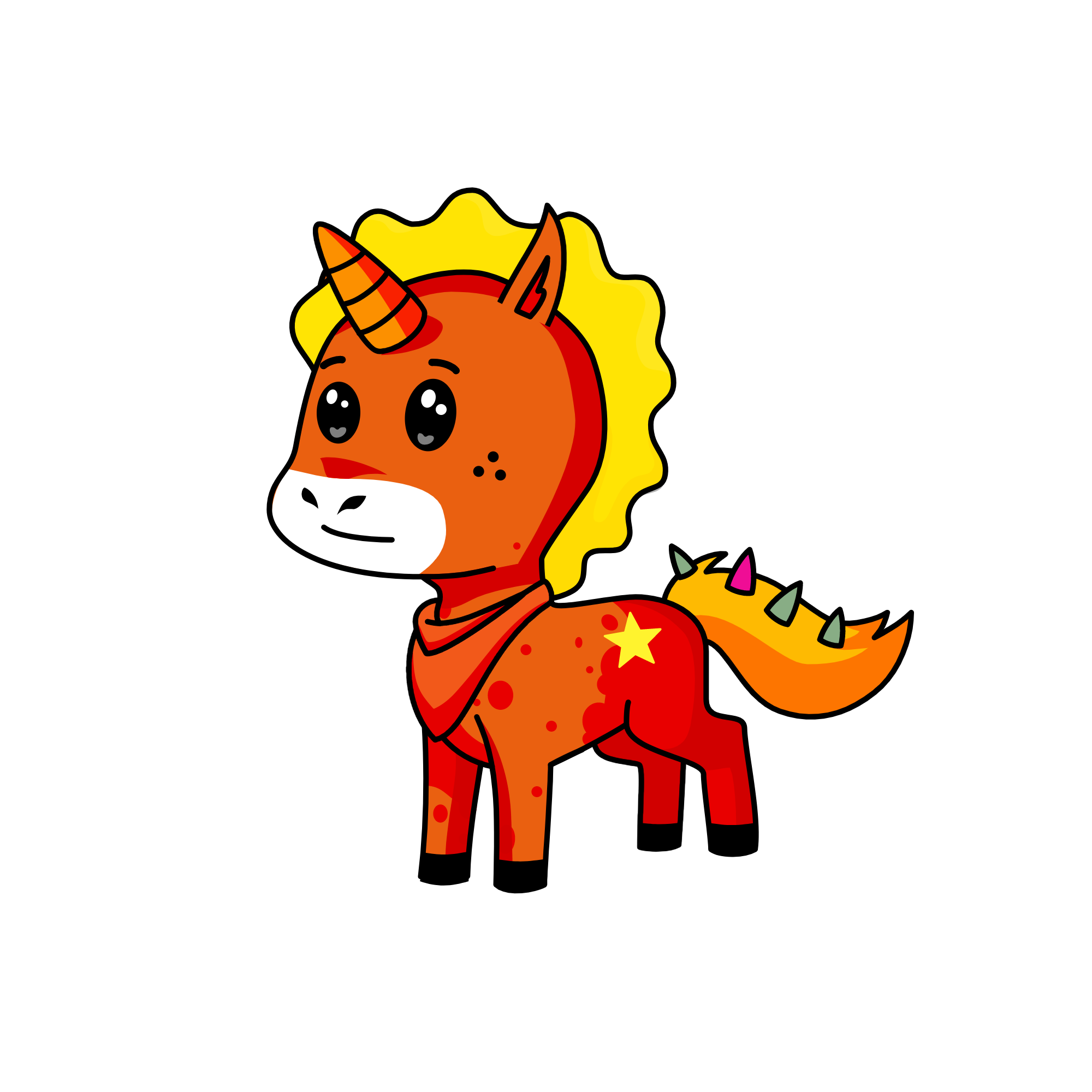 Desert, the unicorn