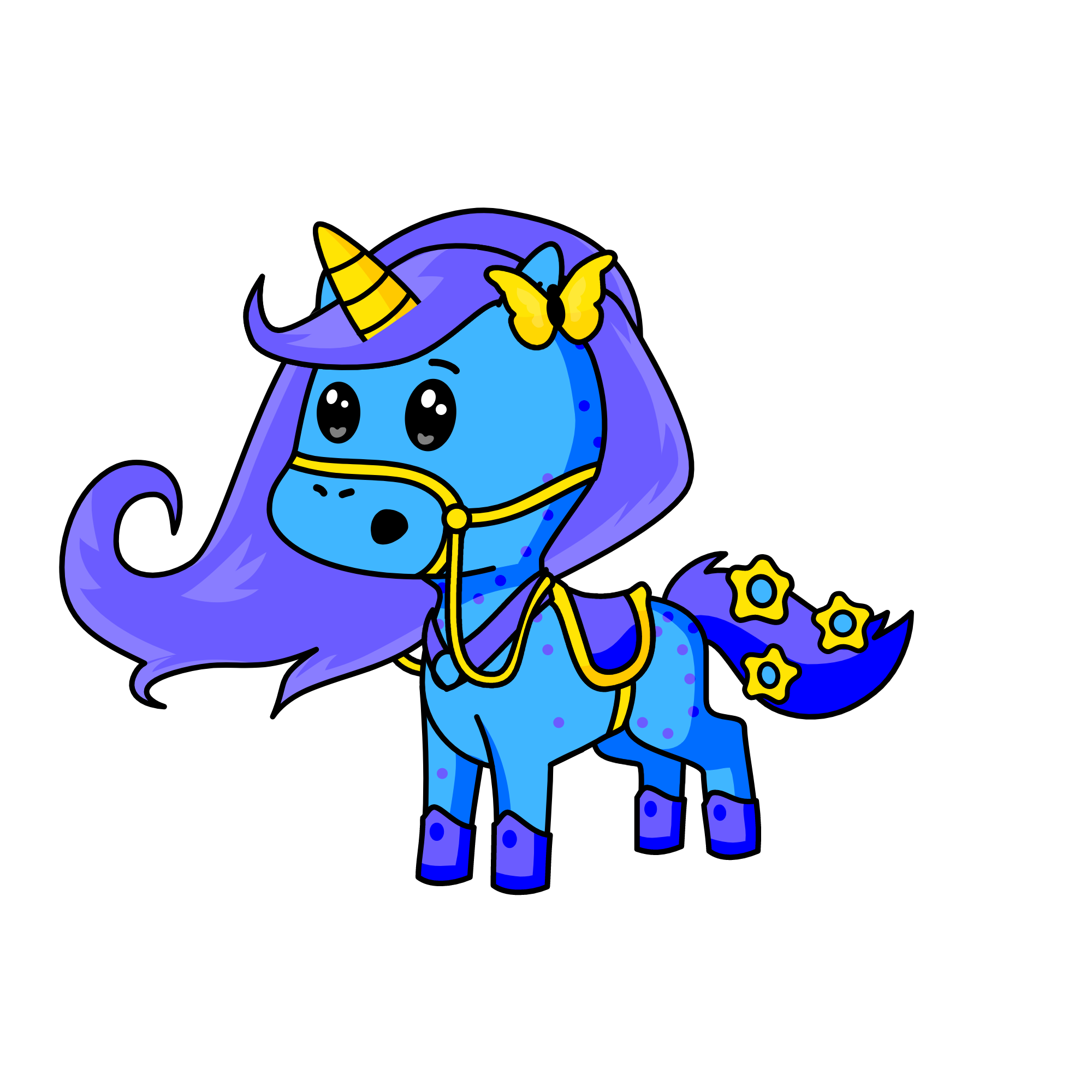 Sky, the unicorn