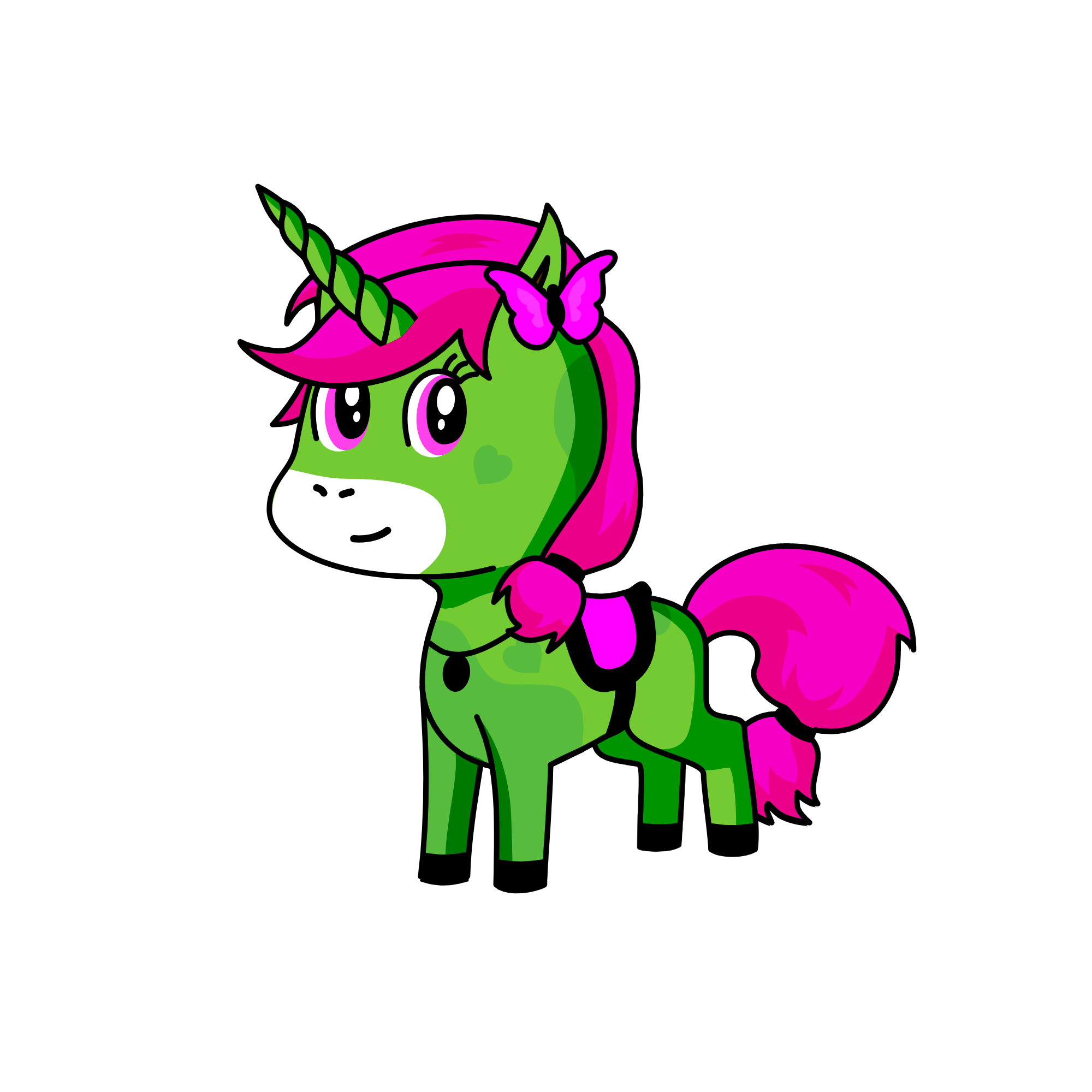 Peony, the unicorn