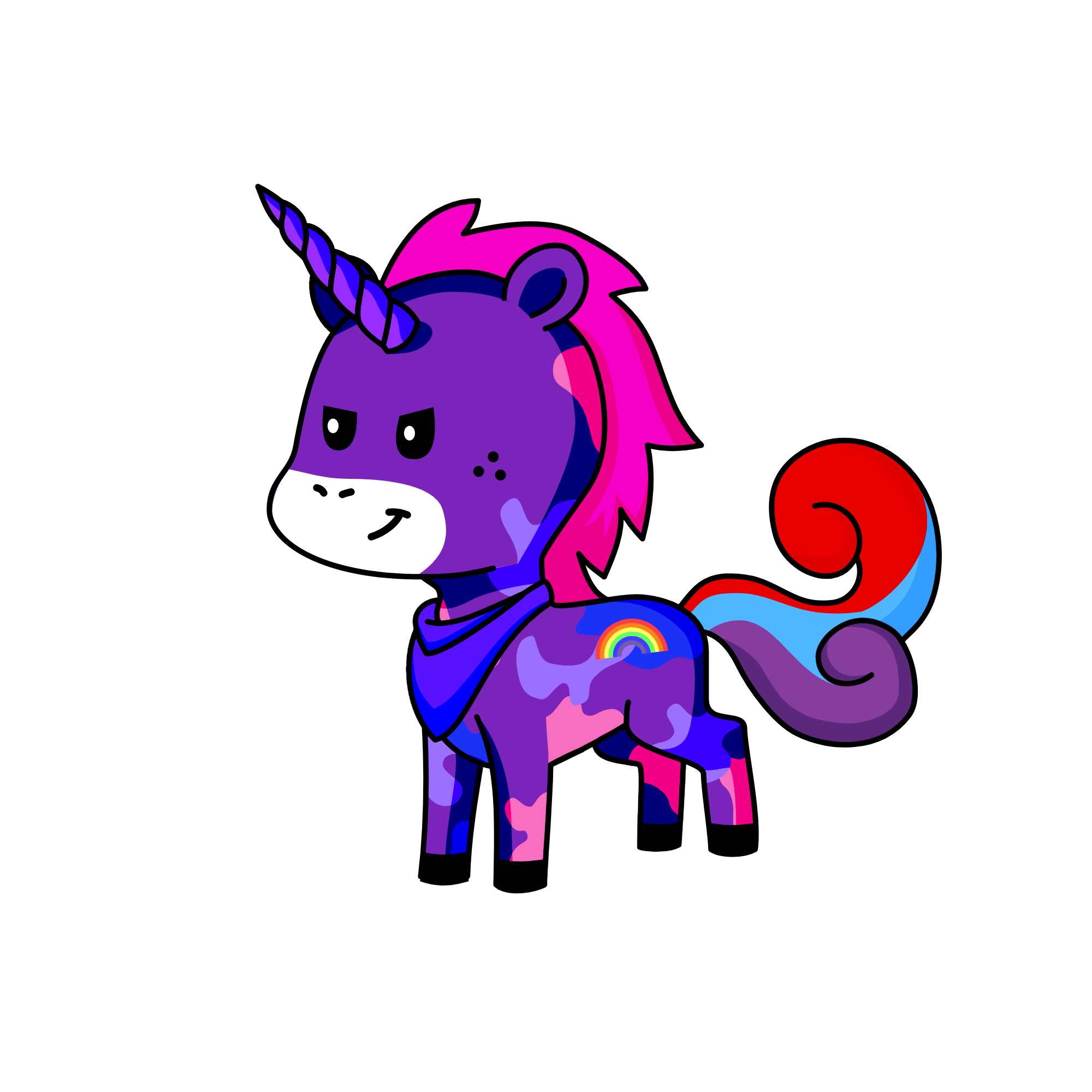 Pride Dash, the unicorn
