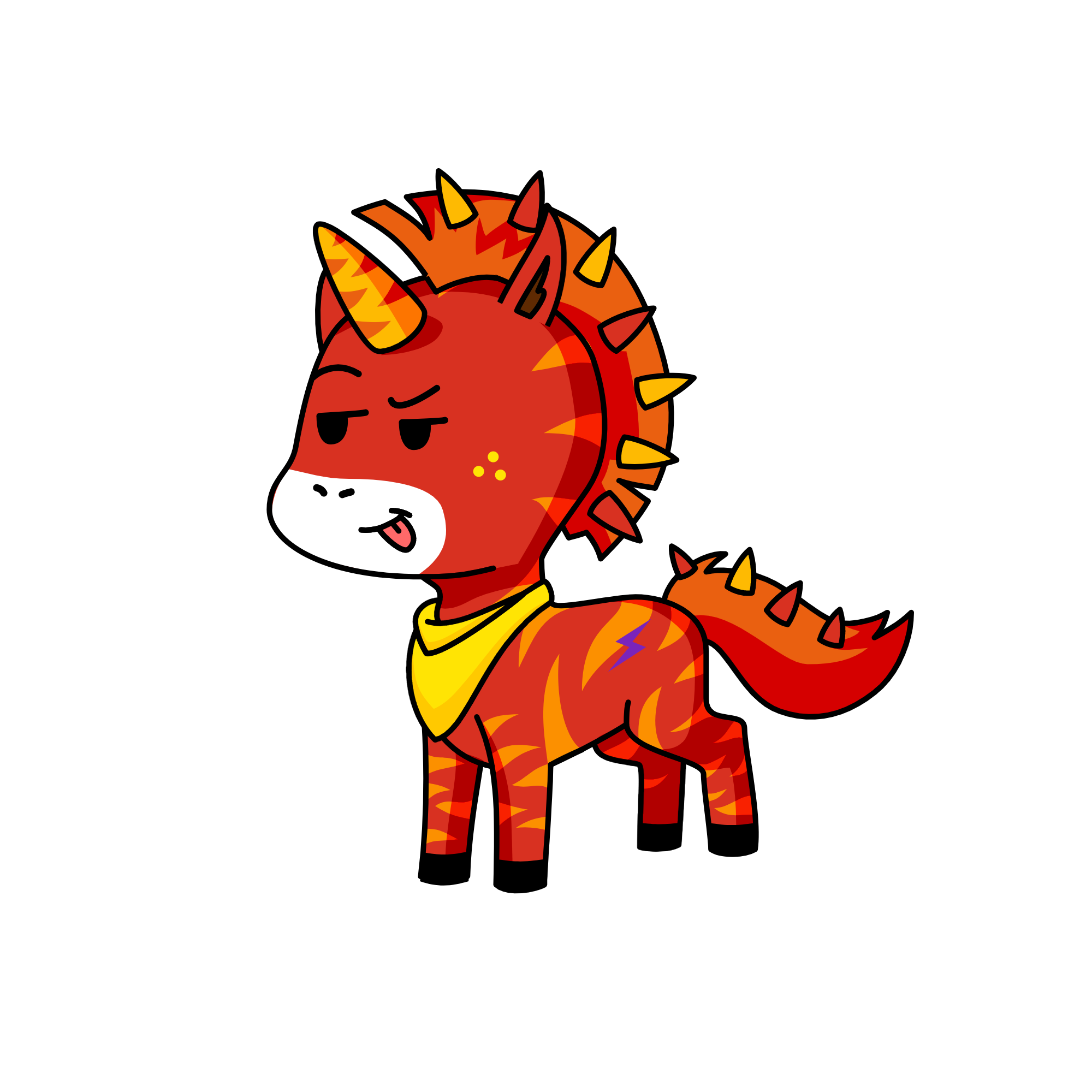 Hot, the unicorn