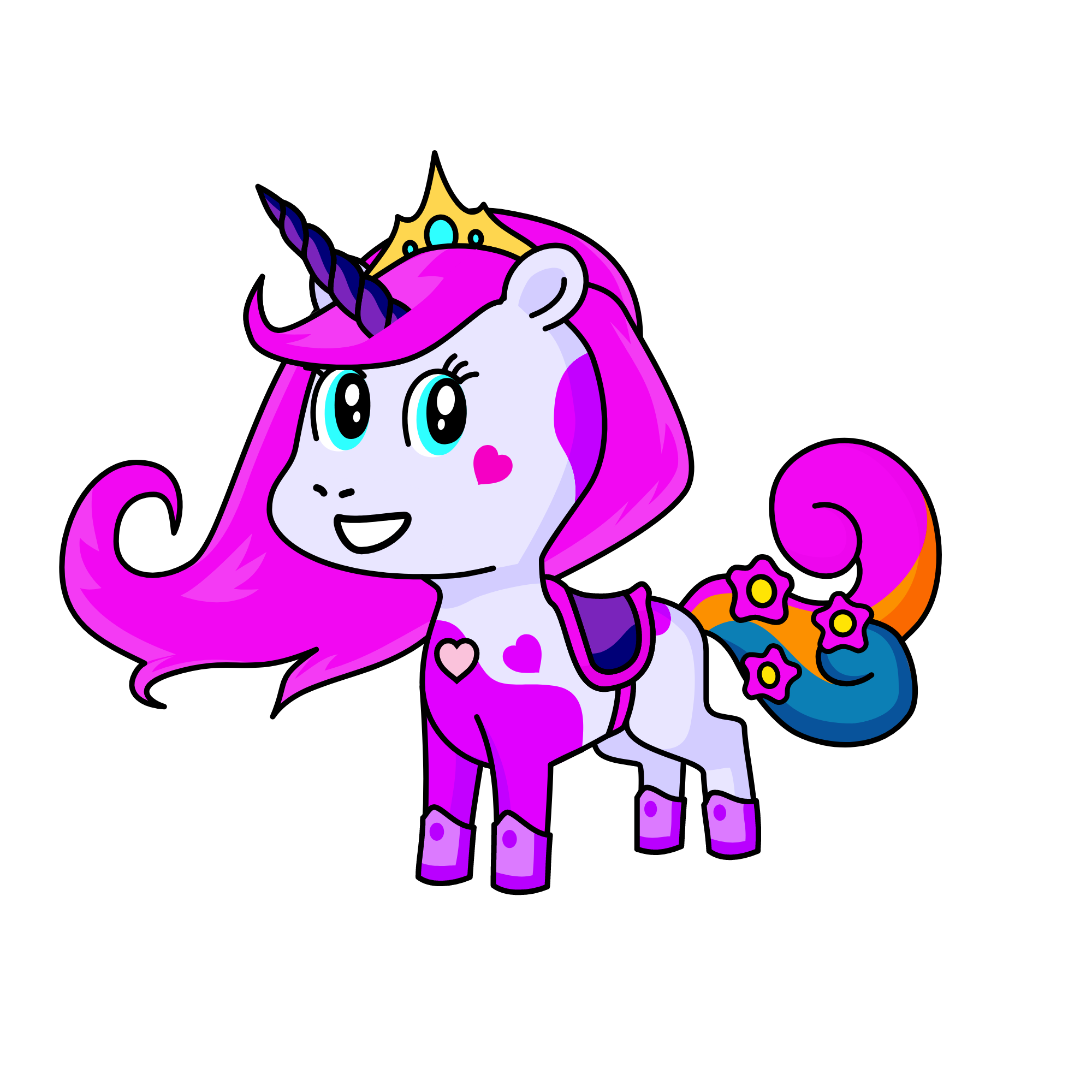 Sparkles Shine Star Pink, the unicorn