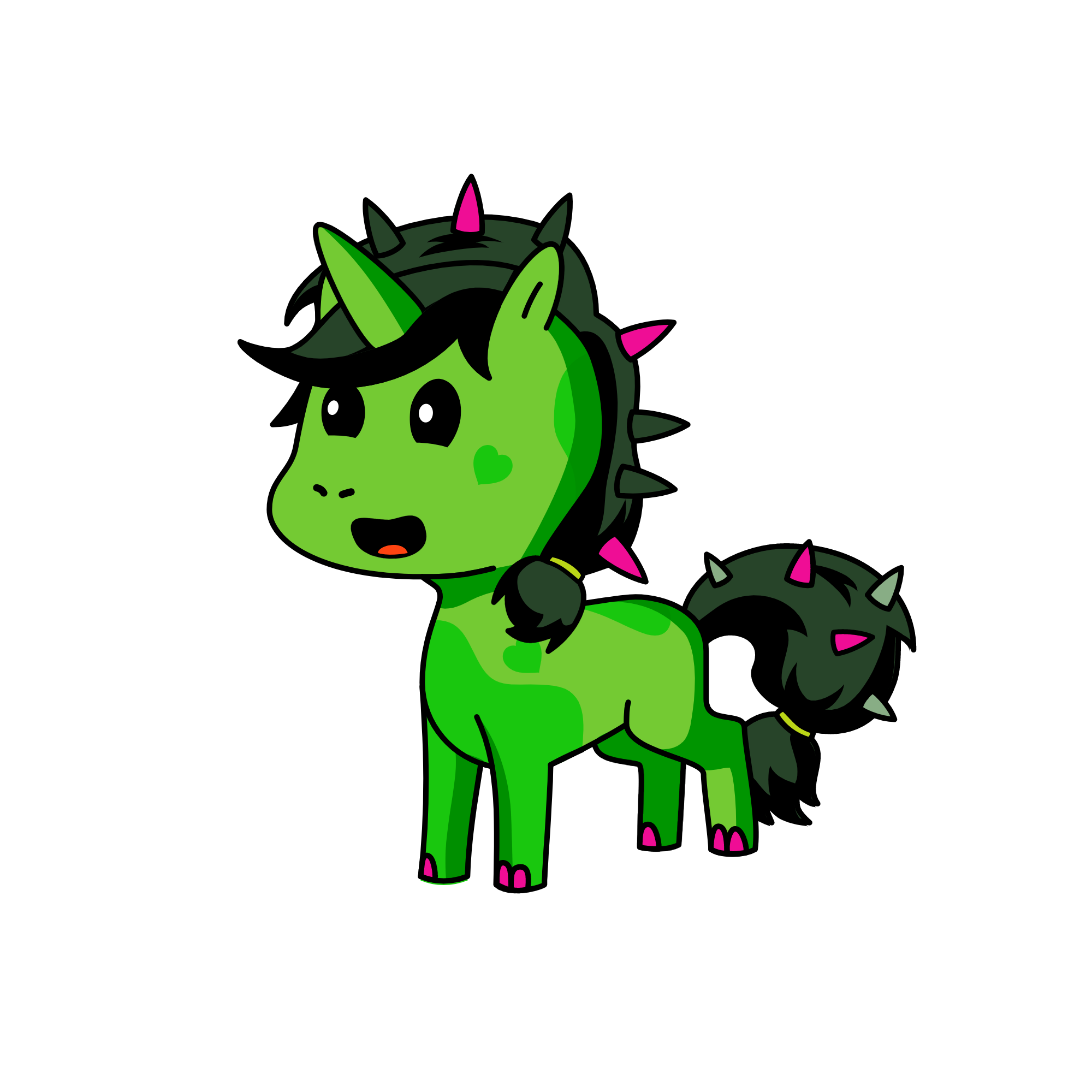 grassy, the unicorn