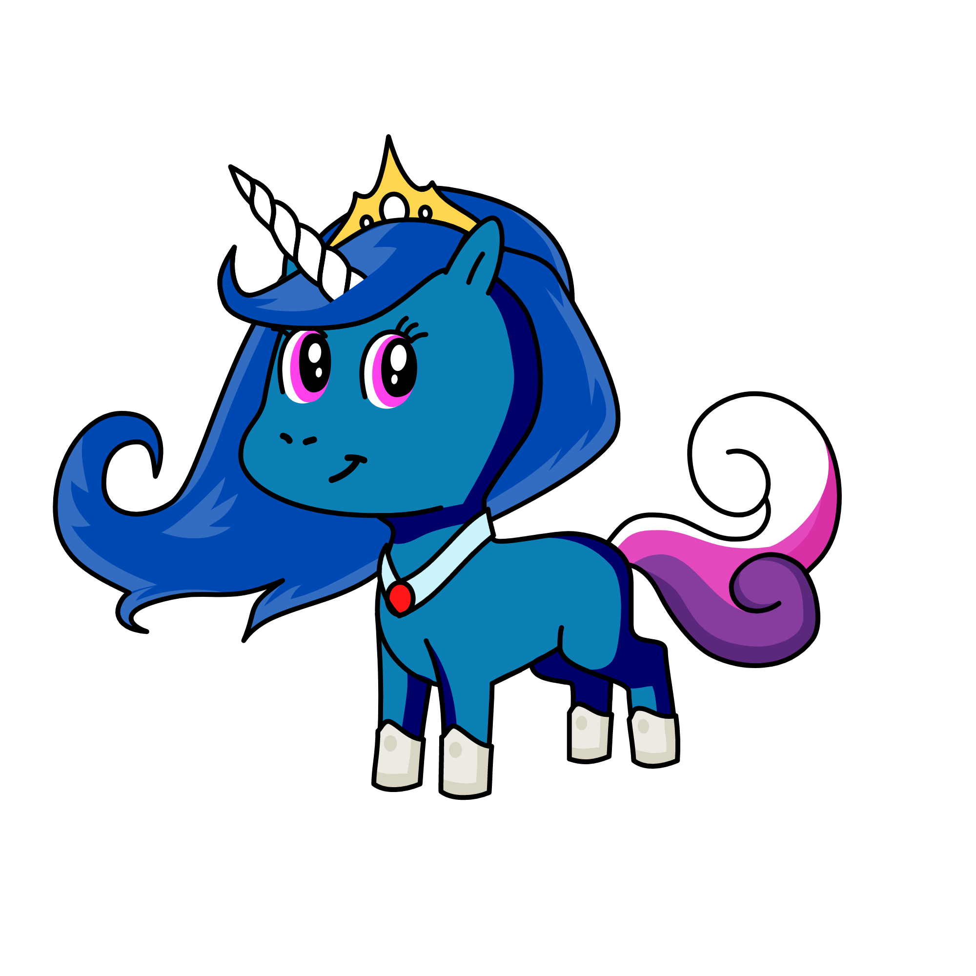 Luna, the unicorn