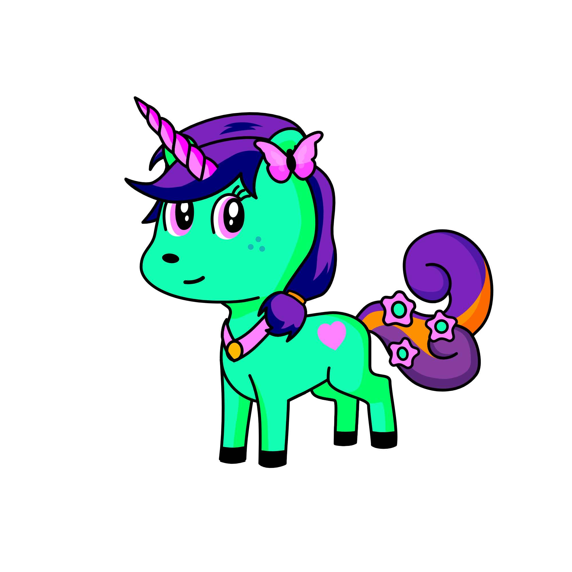 Ice, the unicorn