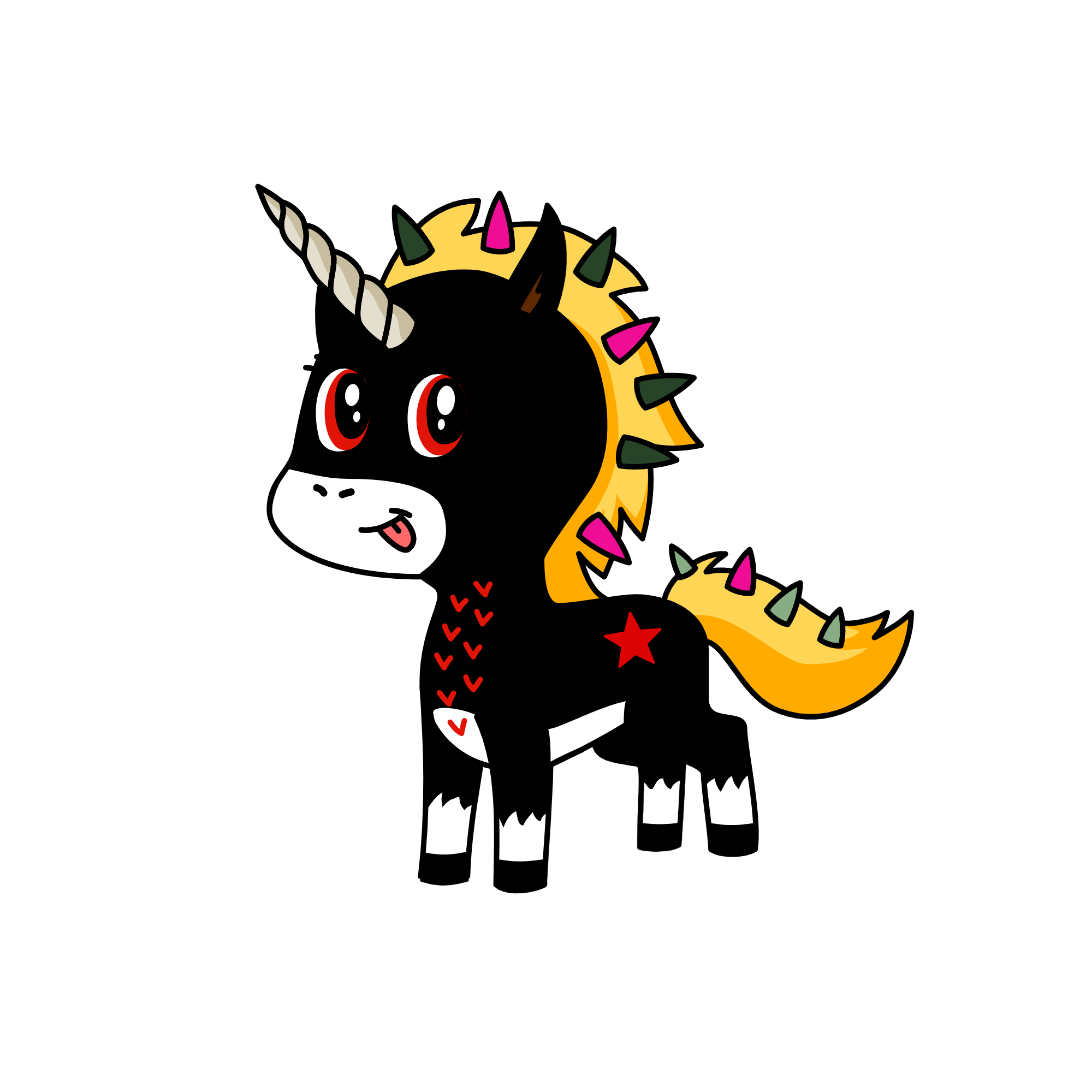 Midnight, the unicorn