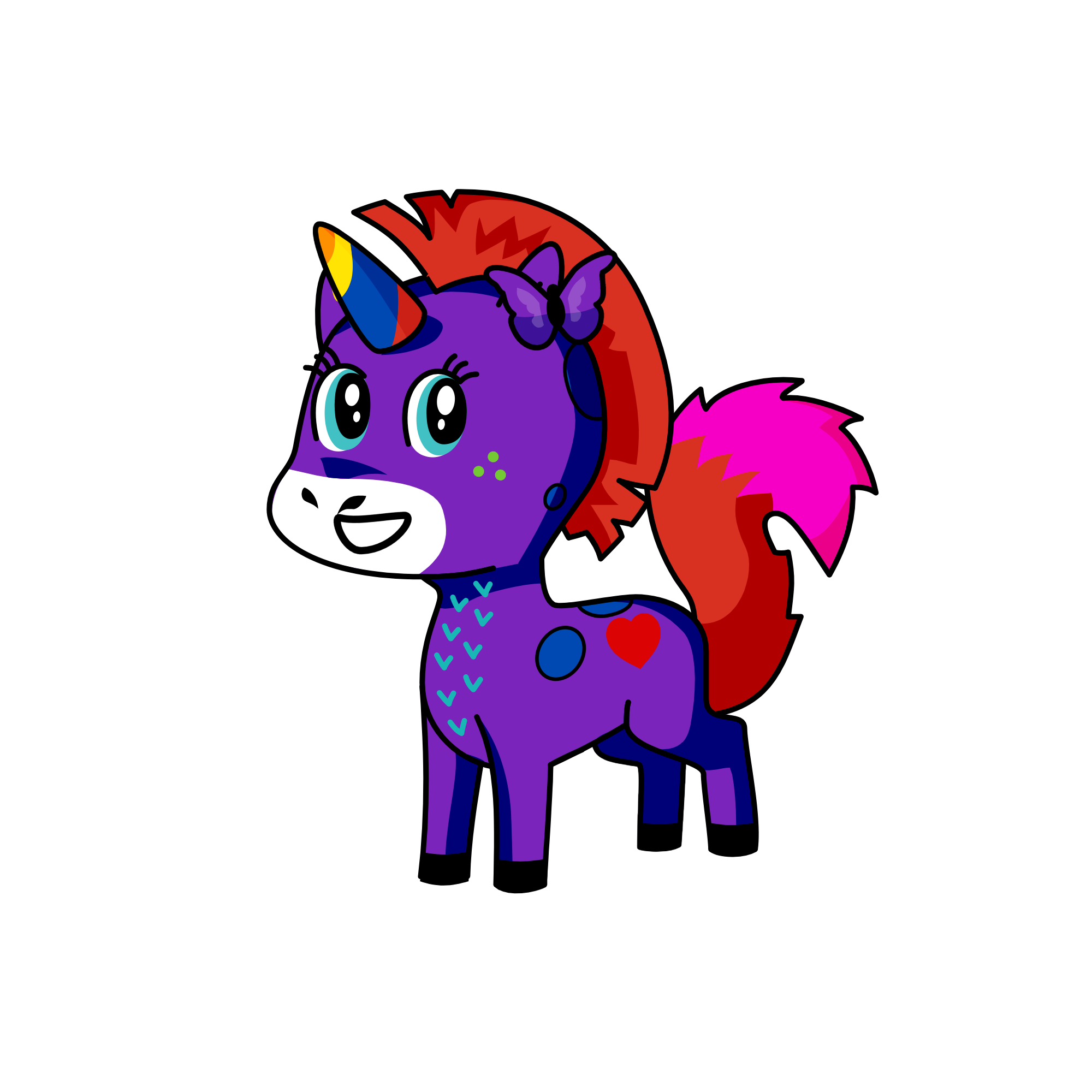 hi, the unicorn