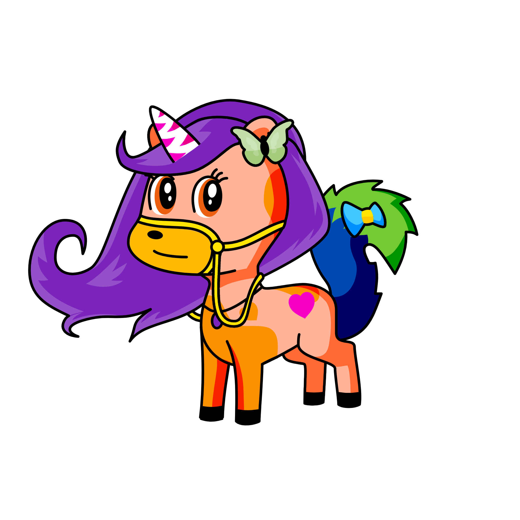 SUNLIGHT AND MORNINGLIGHT, the unicorn