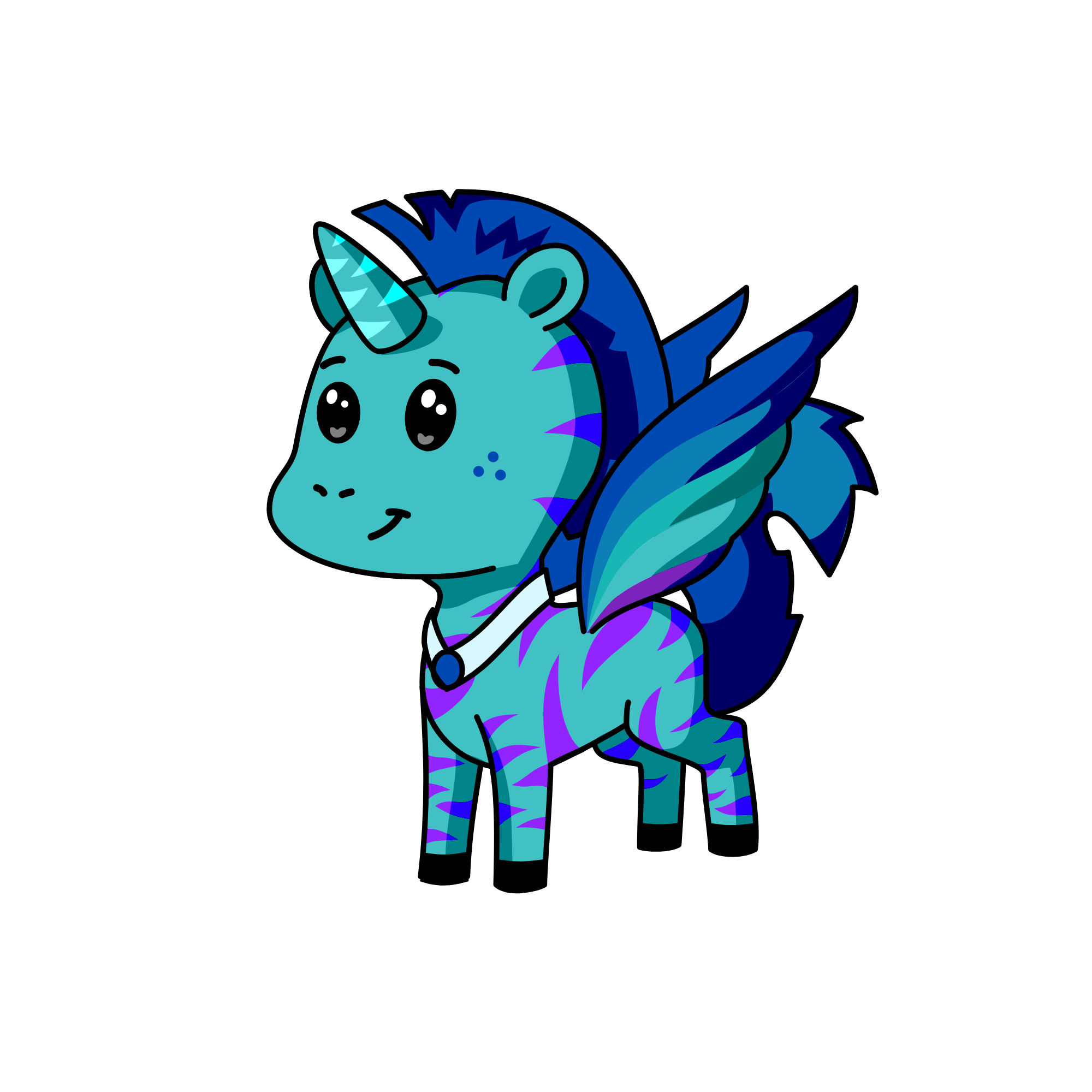 Jack Frost Pony, the unicorn