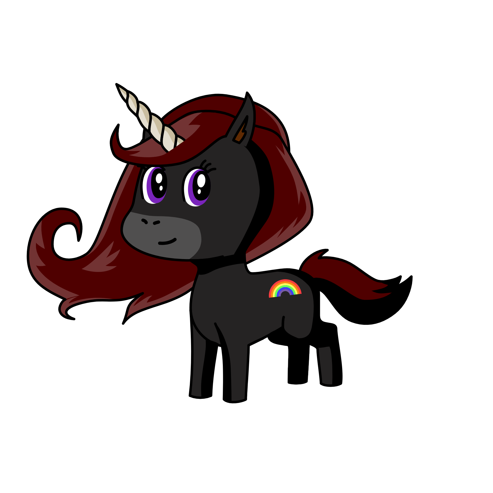 Midnight, the unicorn