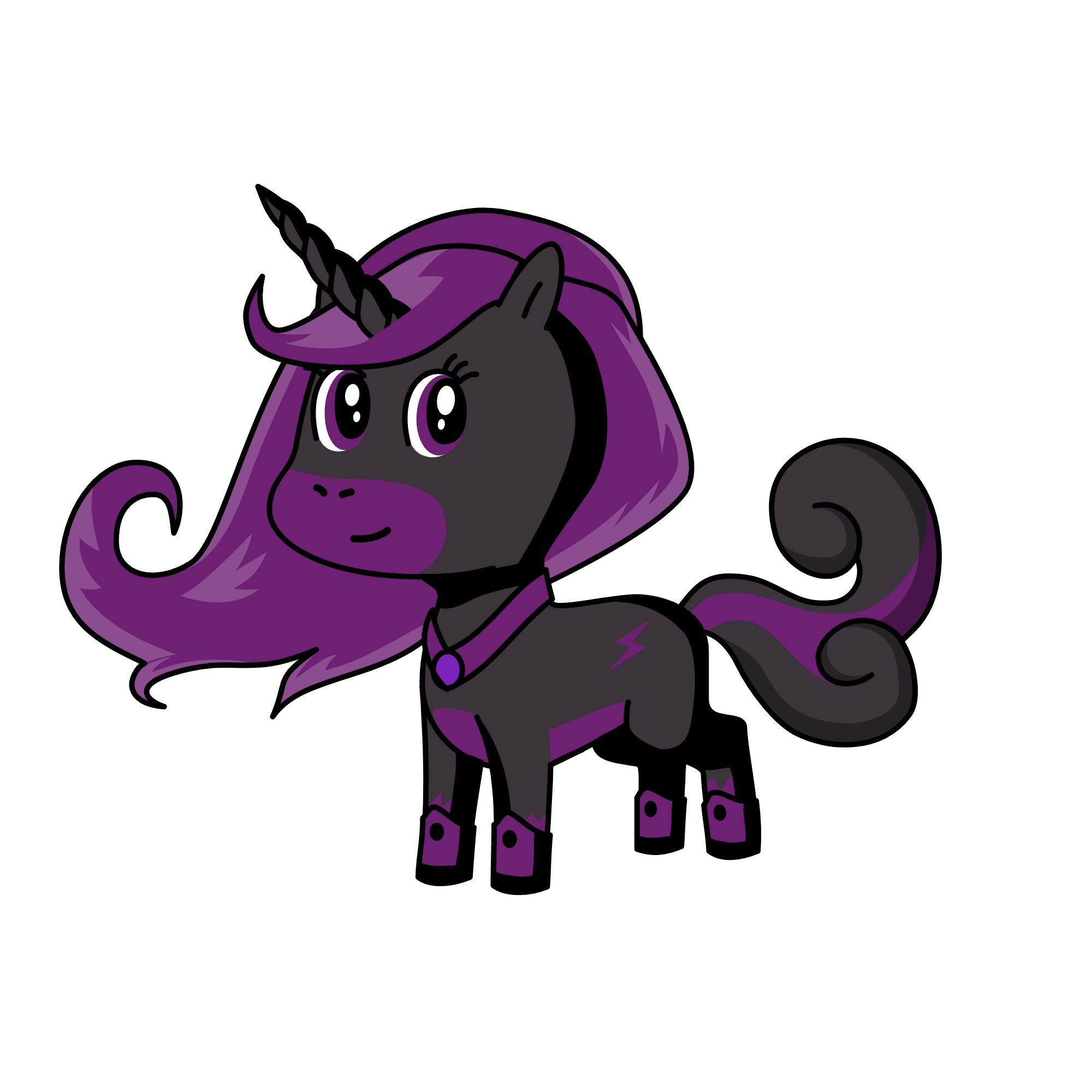 Shadow, the unicorn