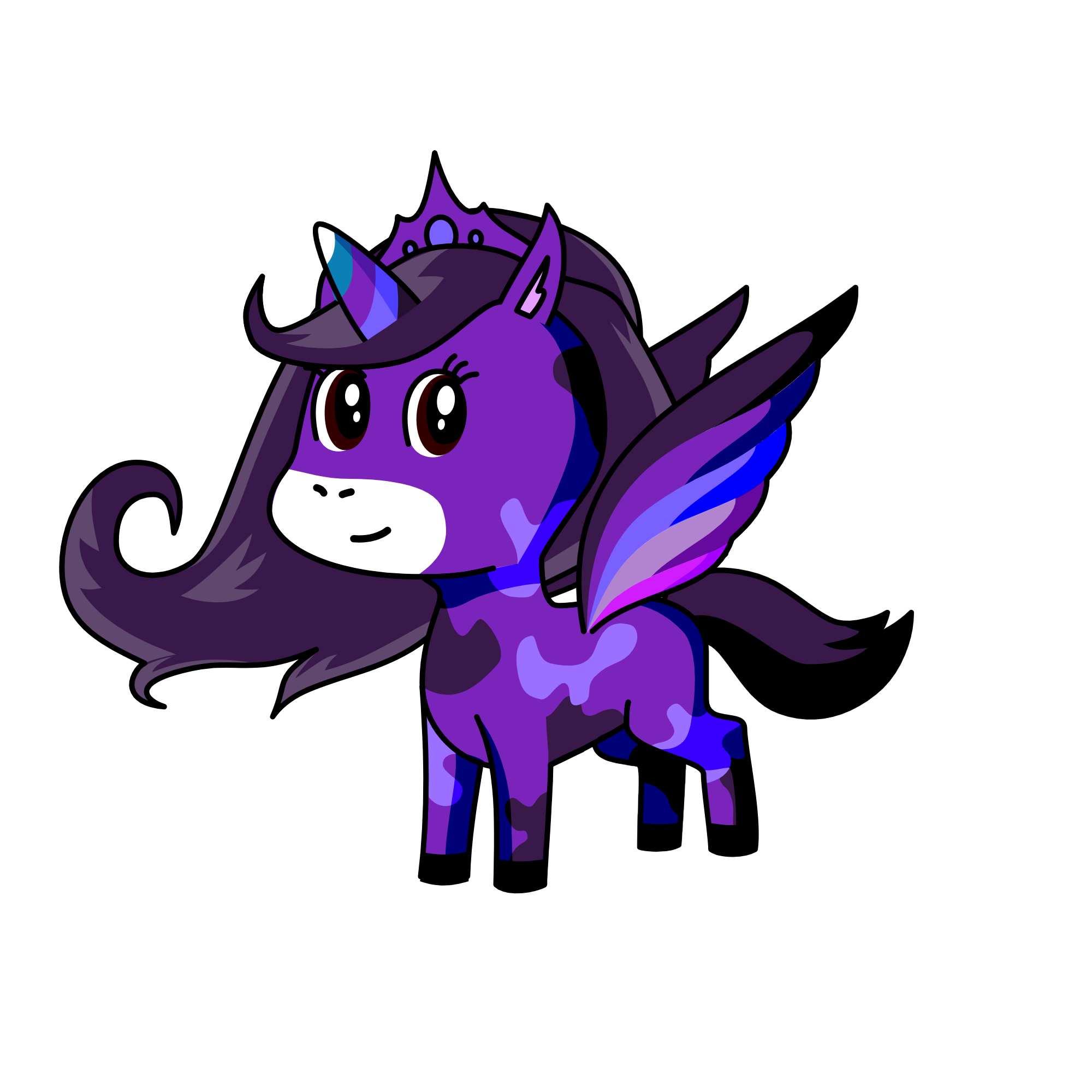 Lavender, the unicorn