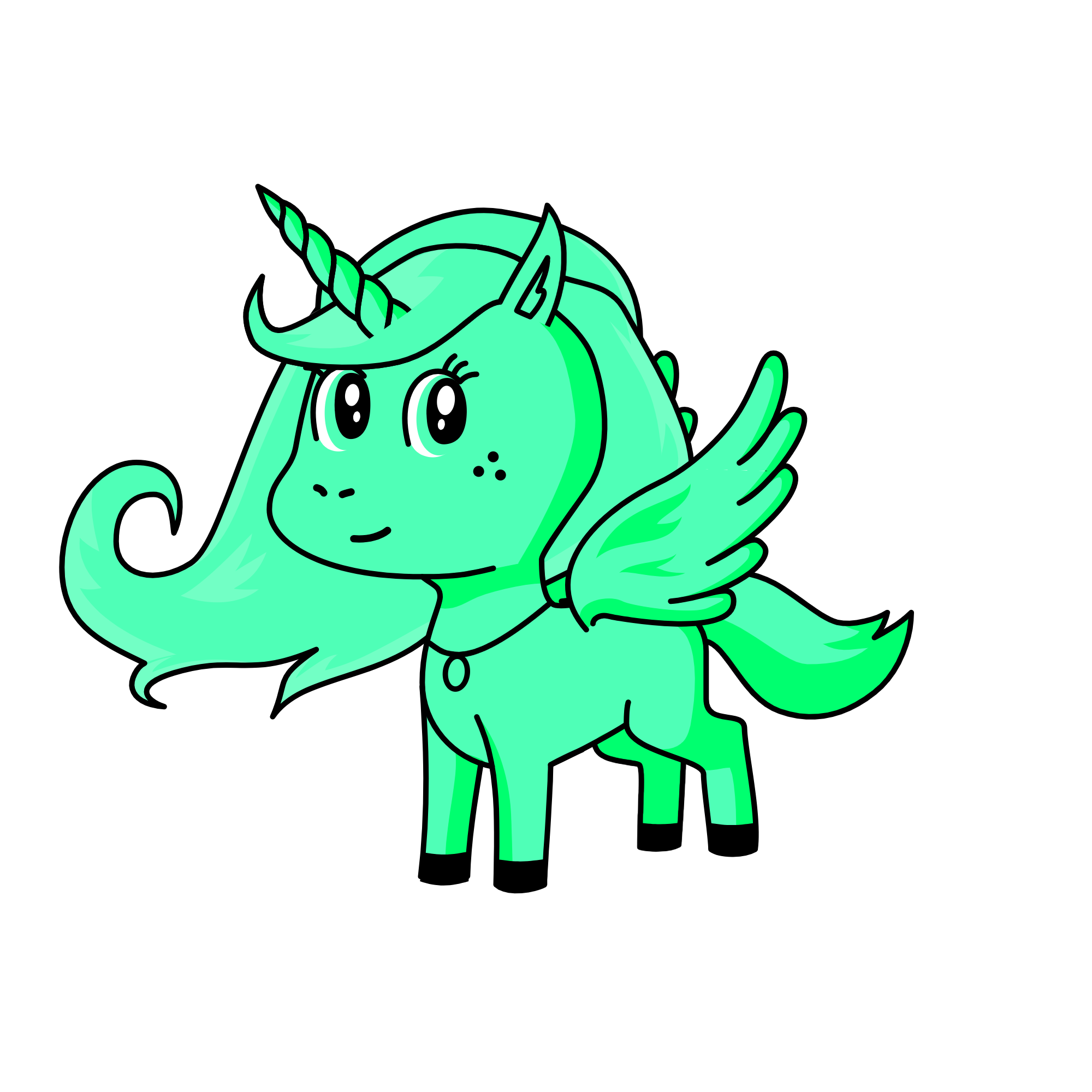 Aquamarine, the unicorn