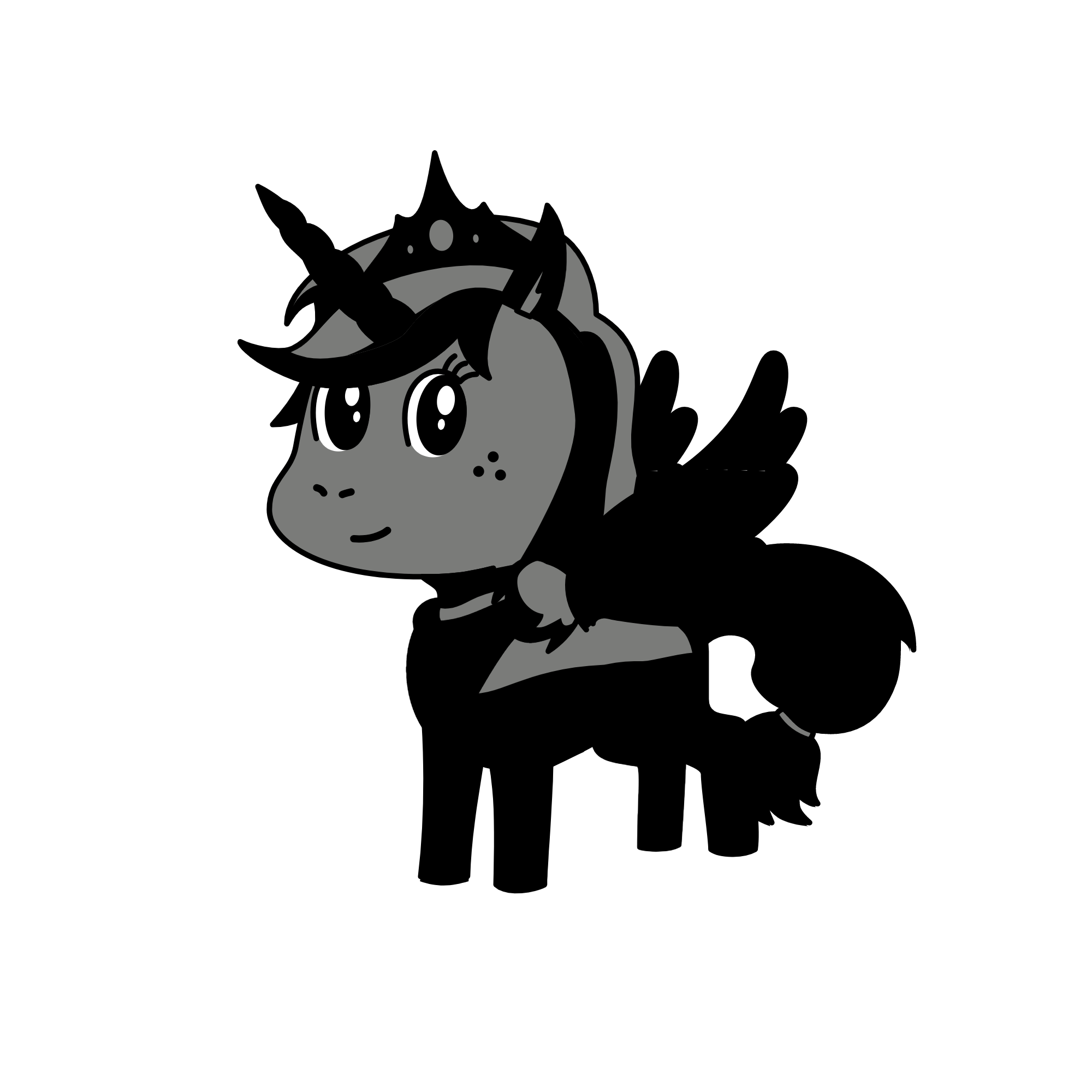 Princess Shadow, the unicorn