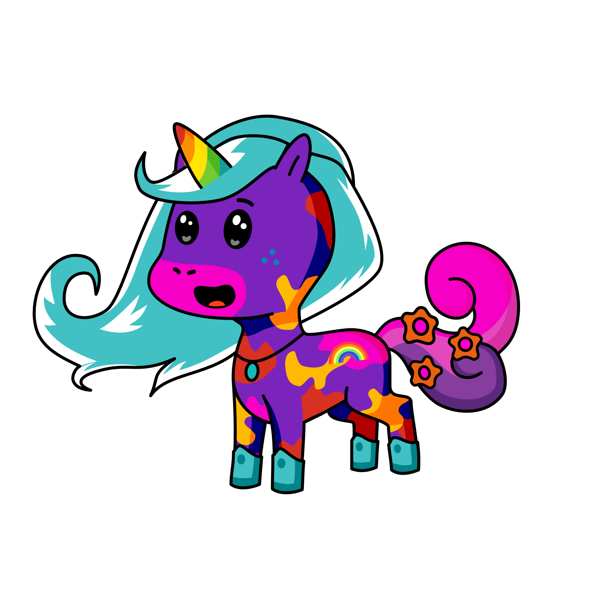 cakey, the unicorn