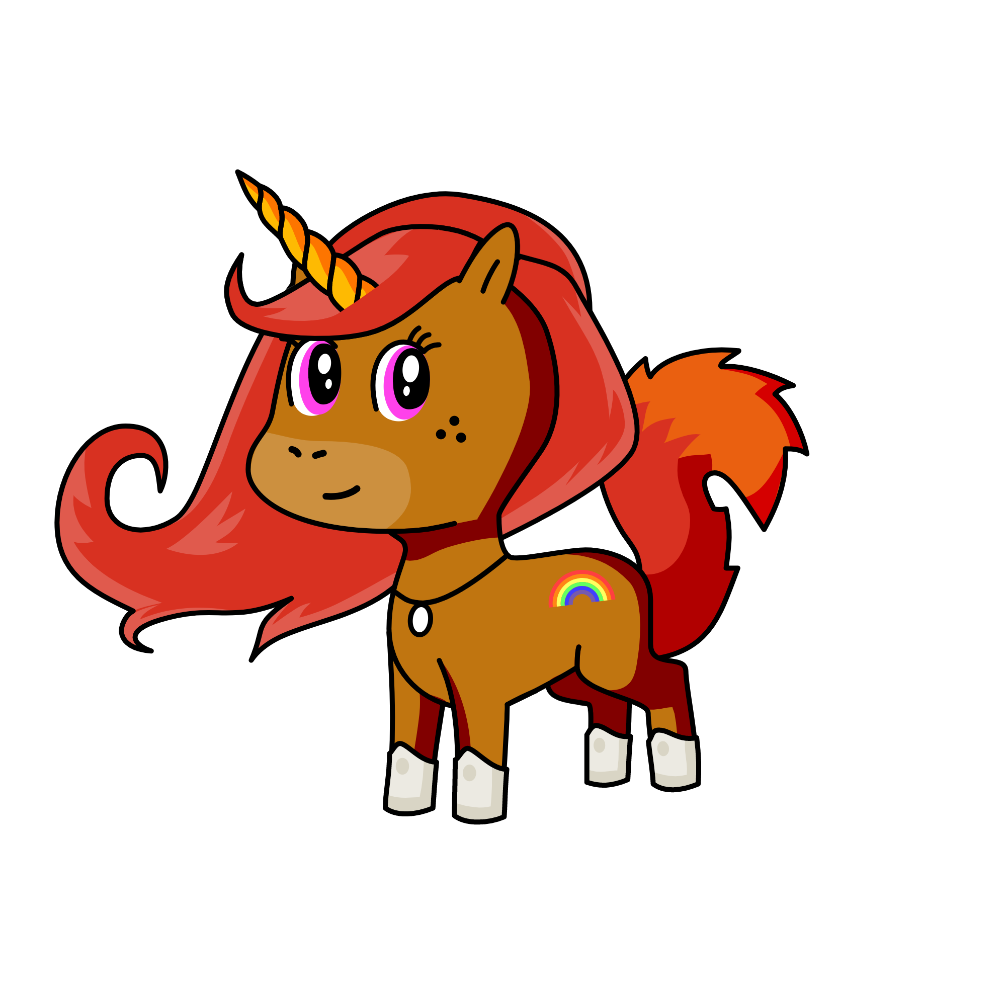 winter, the unicorn