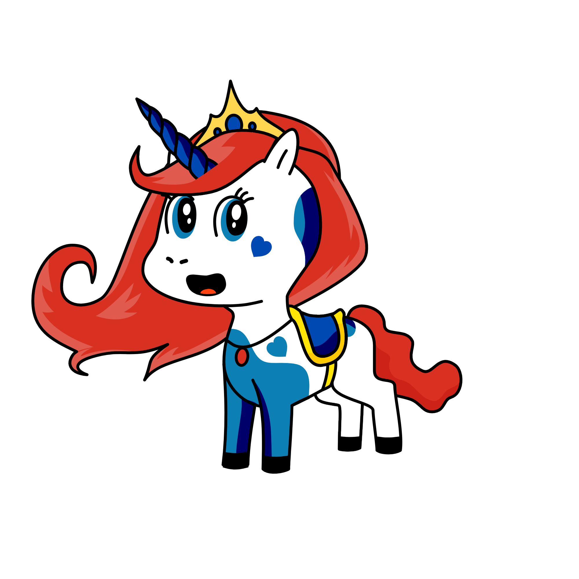 Princess Diana, the unicorn