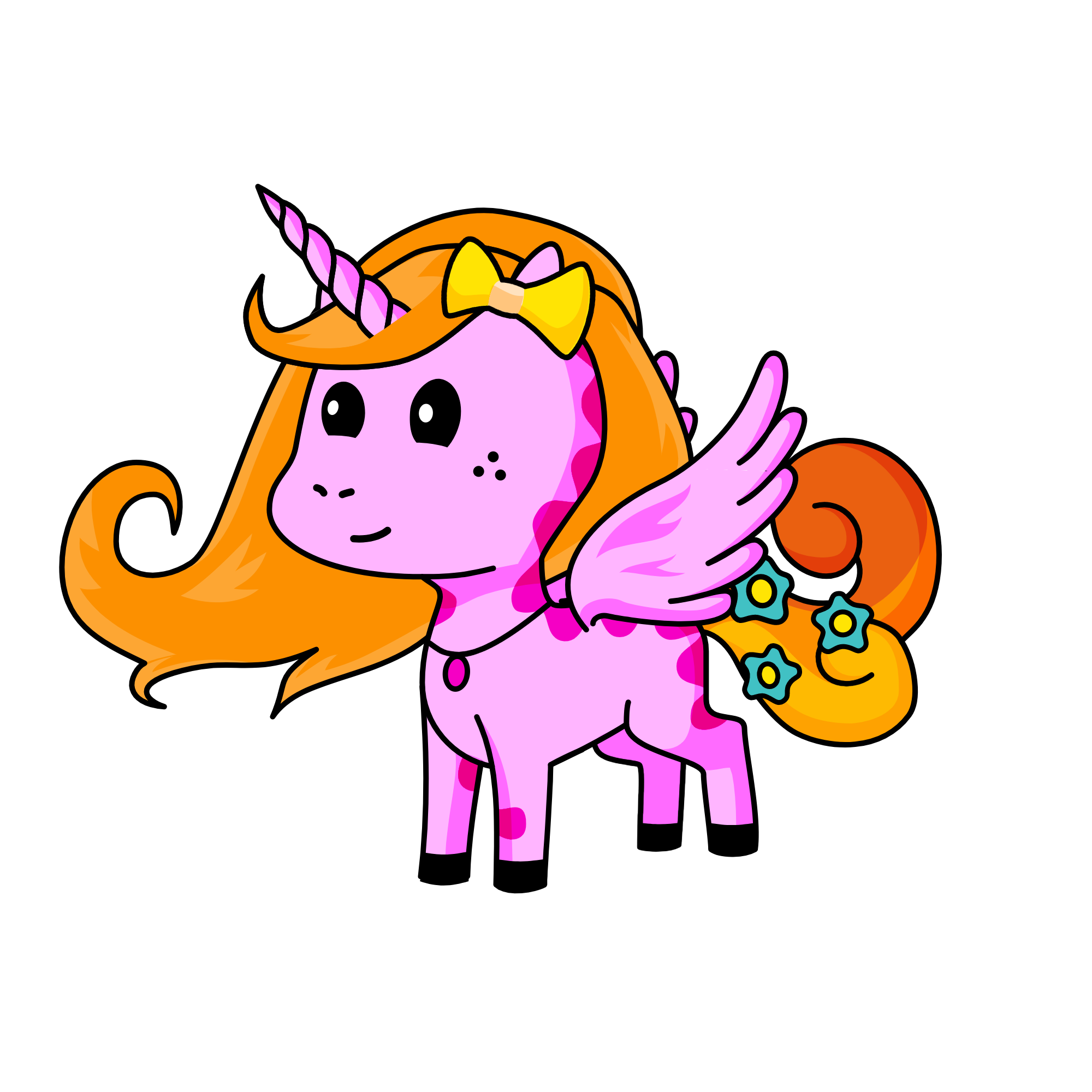 Sky, the unicorn