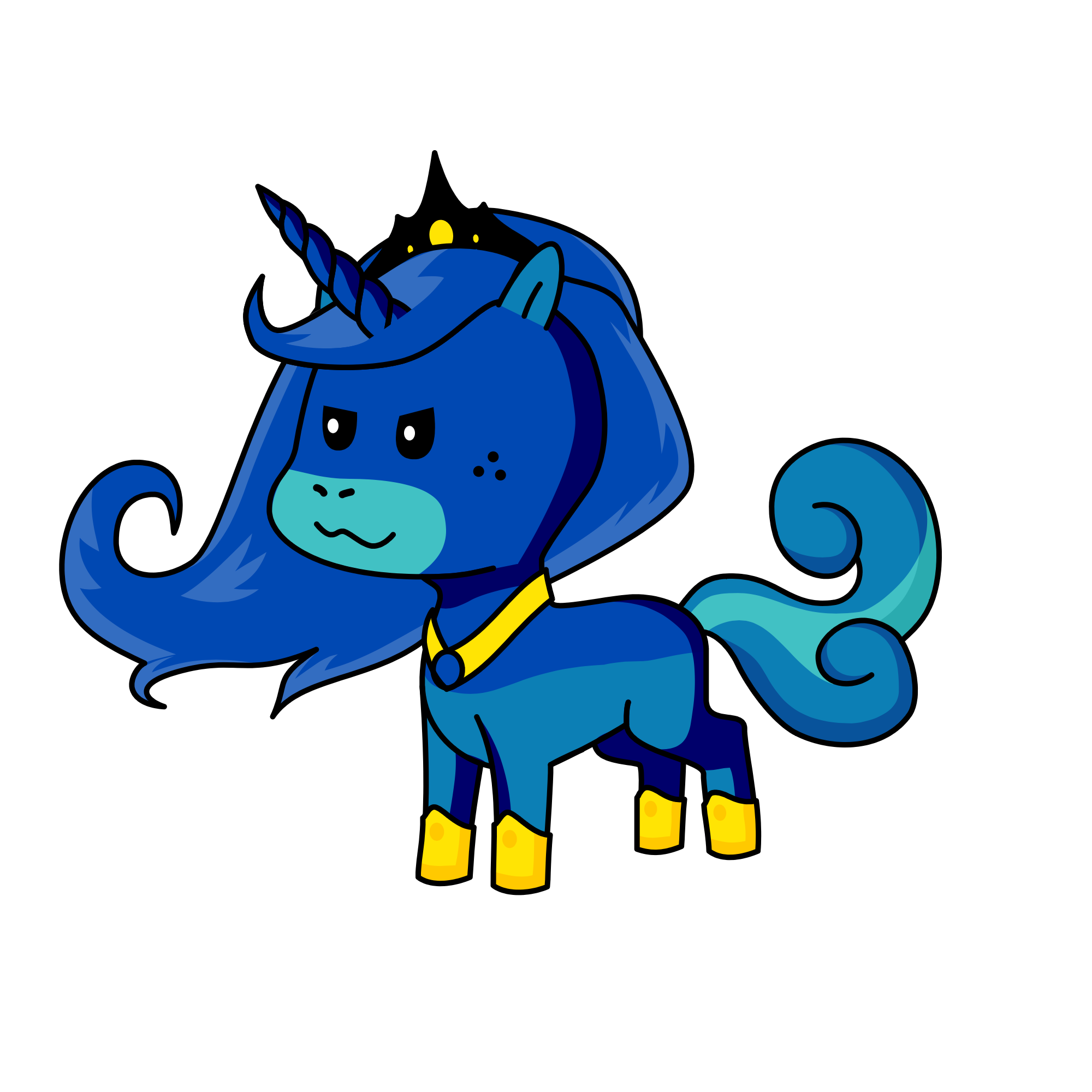 Nightmare Moon, the unicorn