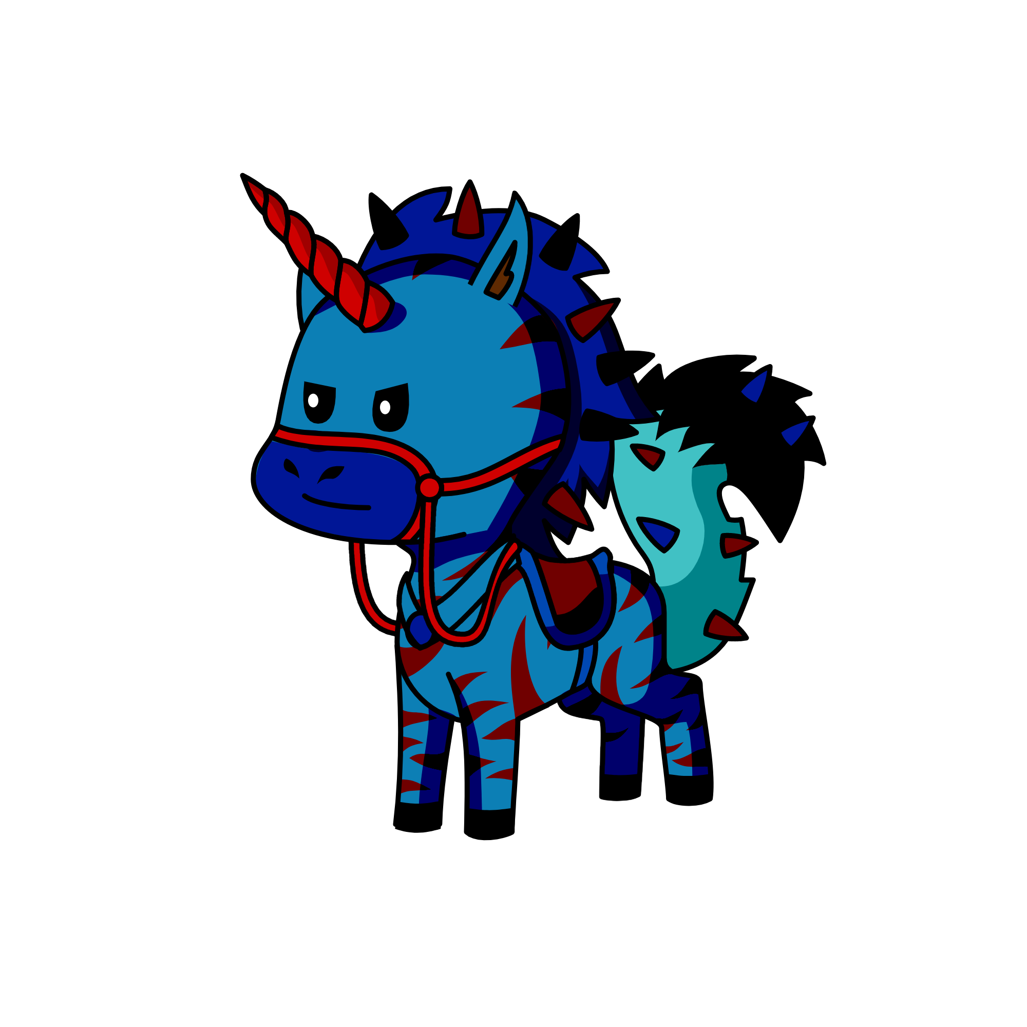 Dark Knight, the unicorn