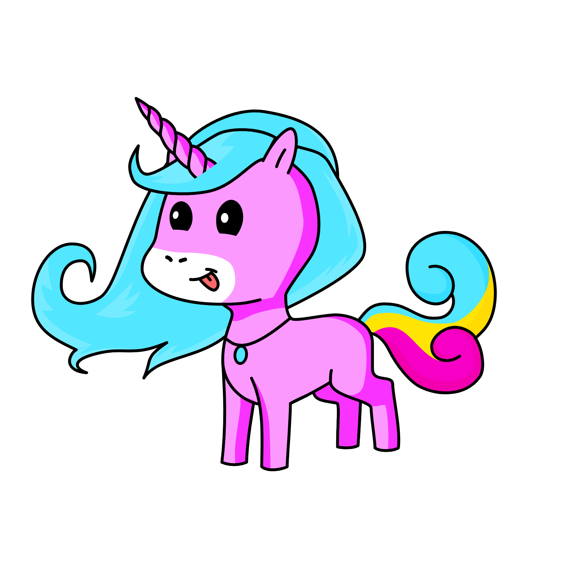 Clouds, the unicorn