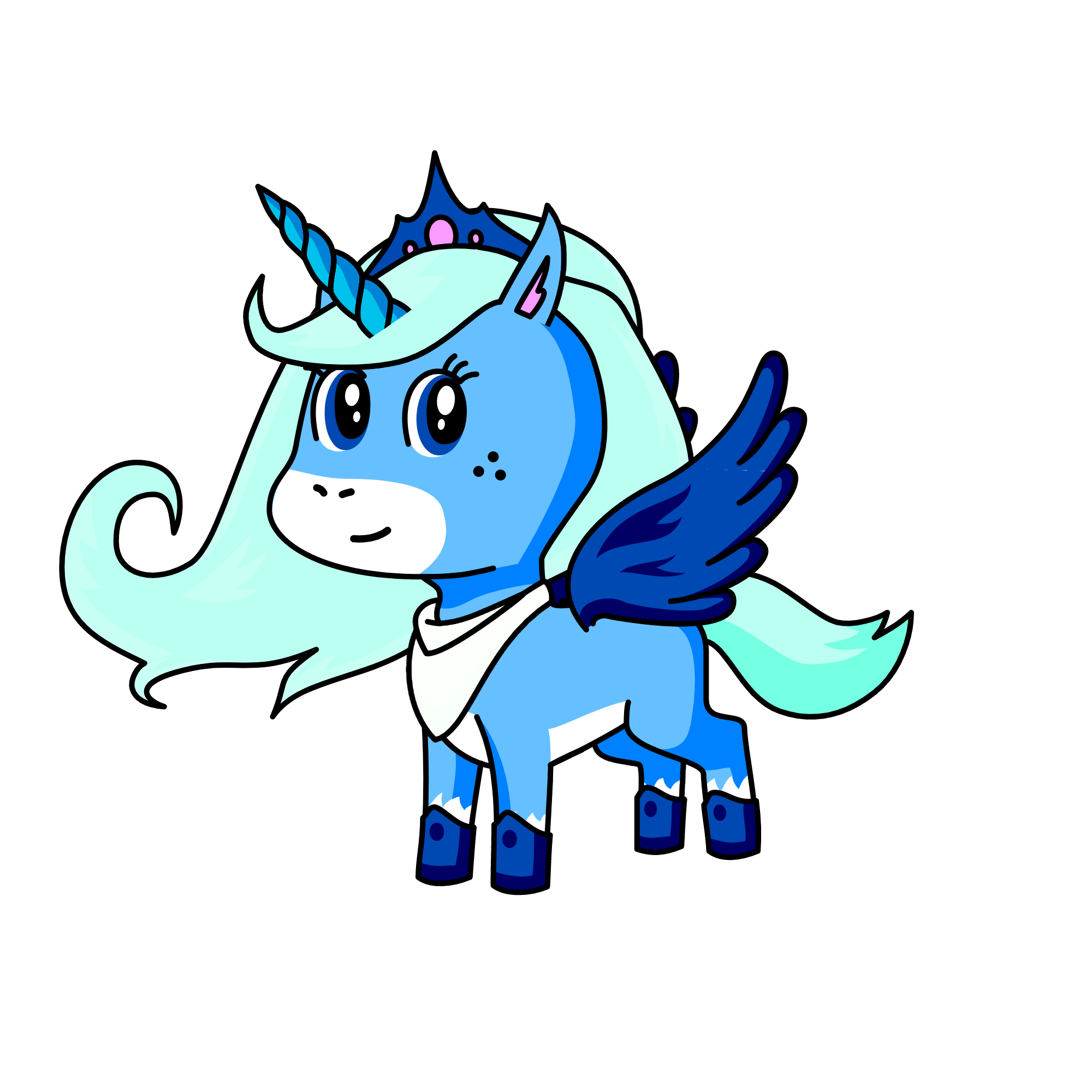 Princess Frost, the unicorn