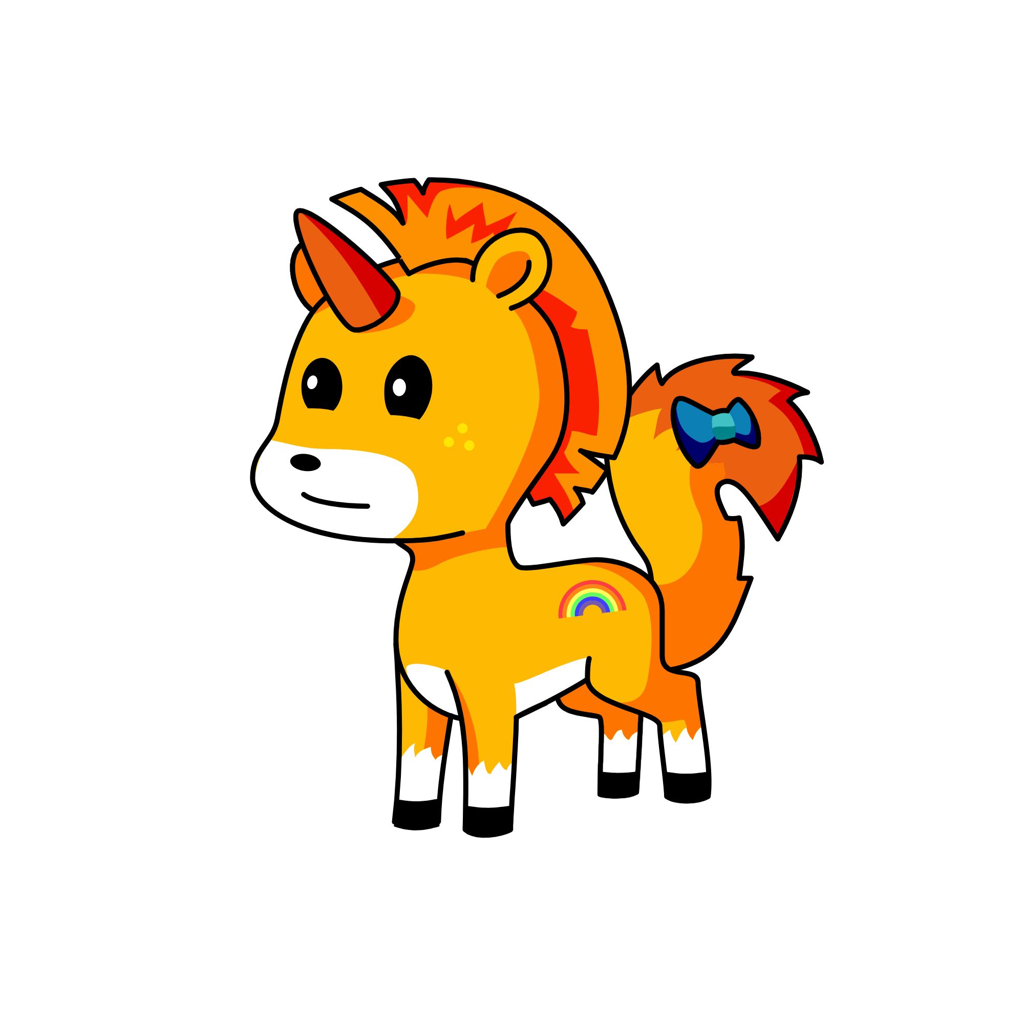 Foxy, the unicorn