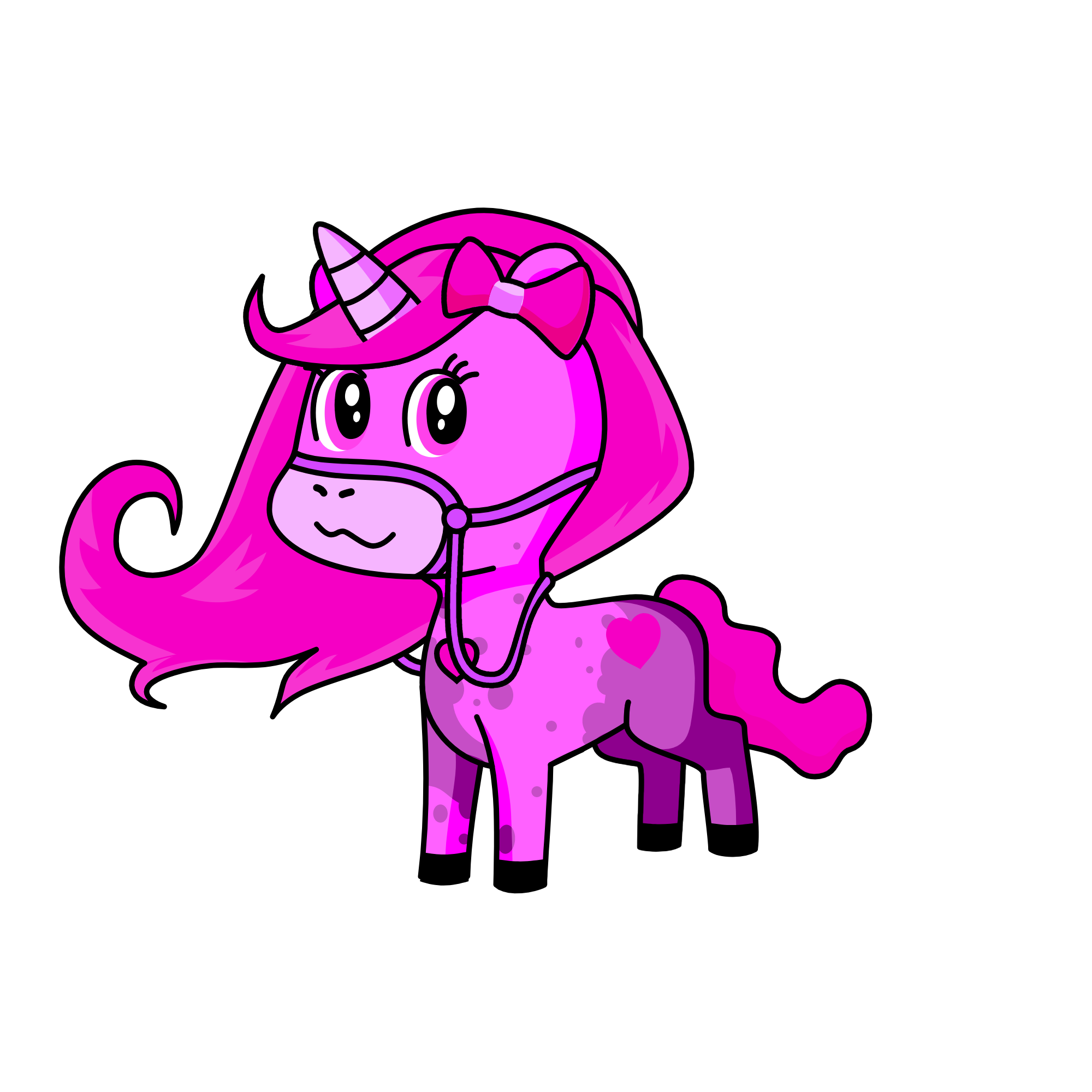 Pinky, the unicorn