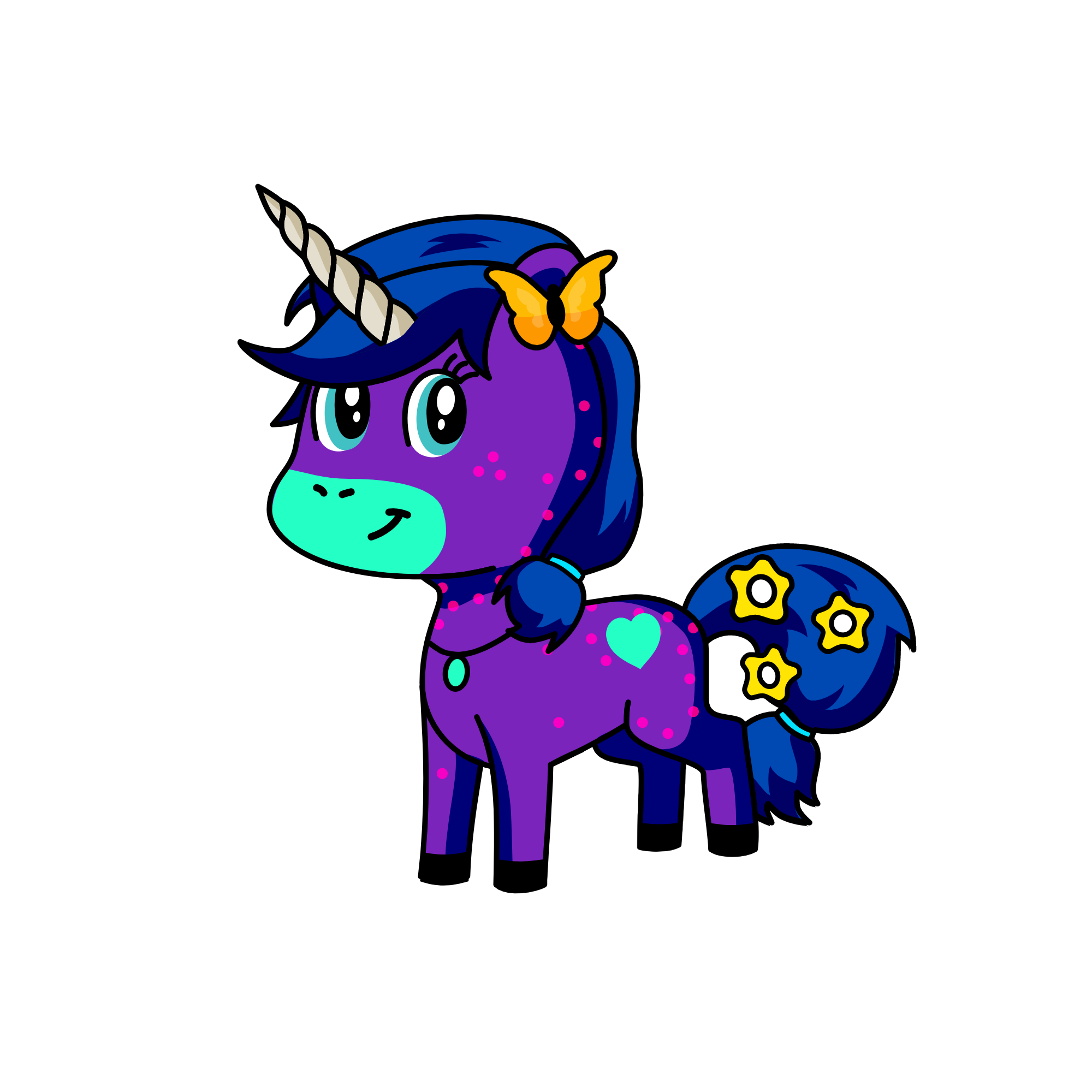 Midnight, the unicorn