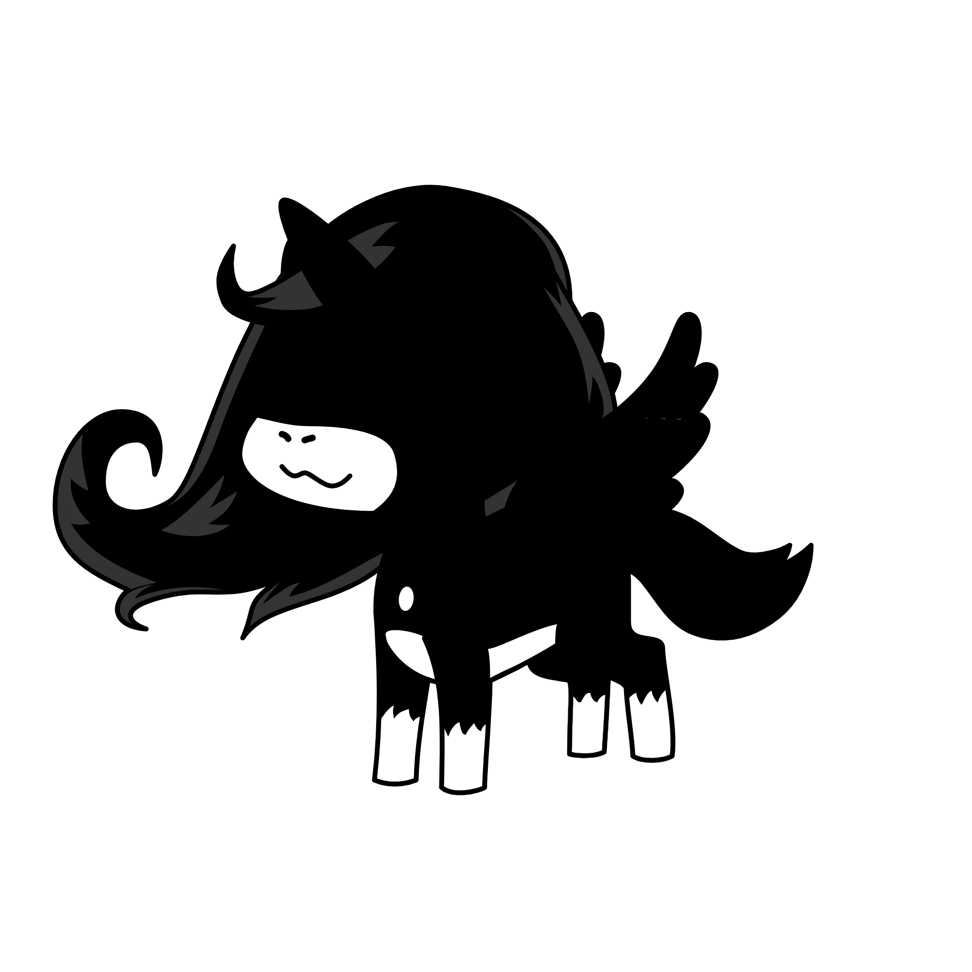 DARKNESS, the unicorn