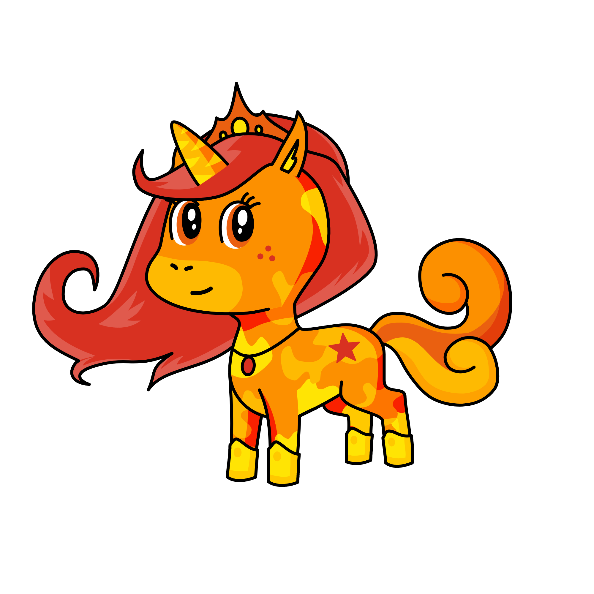 Fireball, the unicorn
